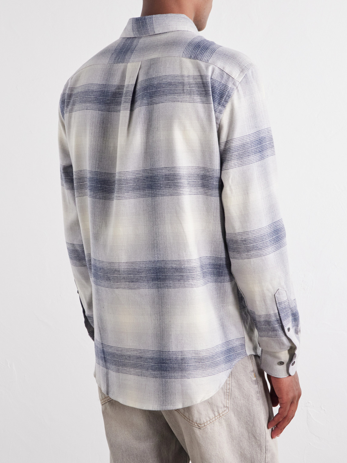 Fonte Checked Cotton-Flannel Shirt