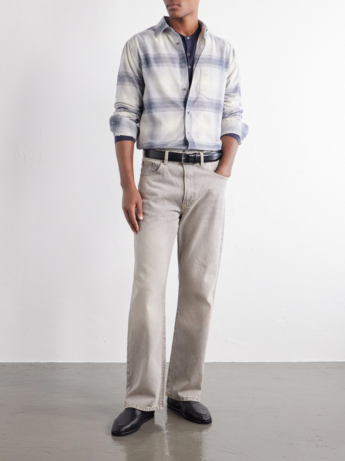 Fonte Checked Cotton-Flannel Shirt