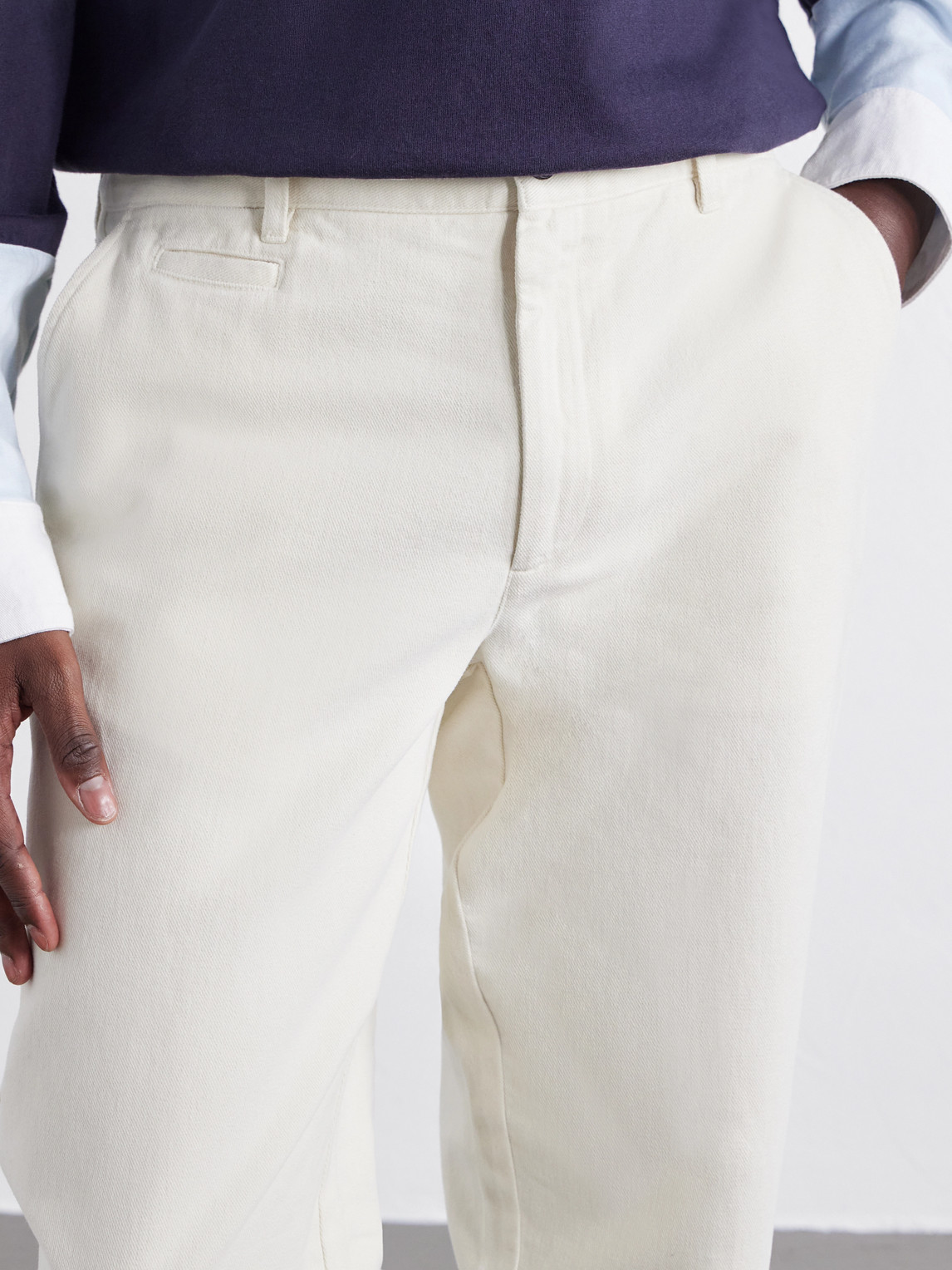 Labura Straight-Leg Cotton-Gabardine Trousers