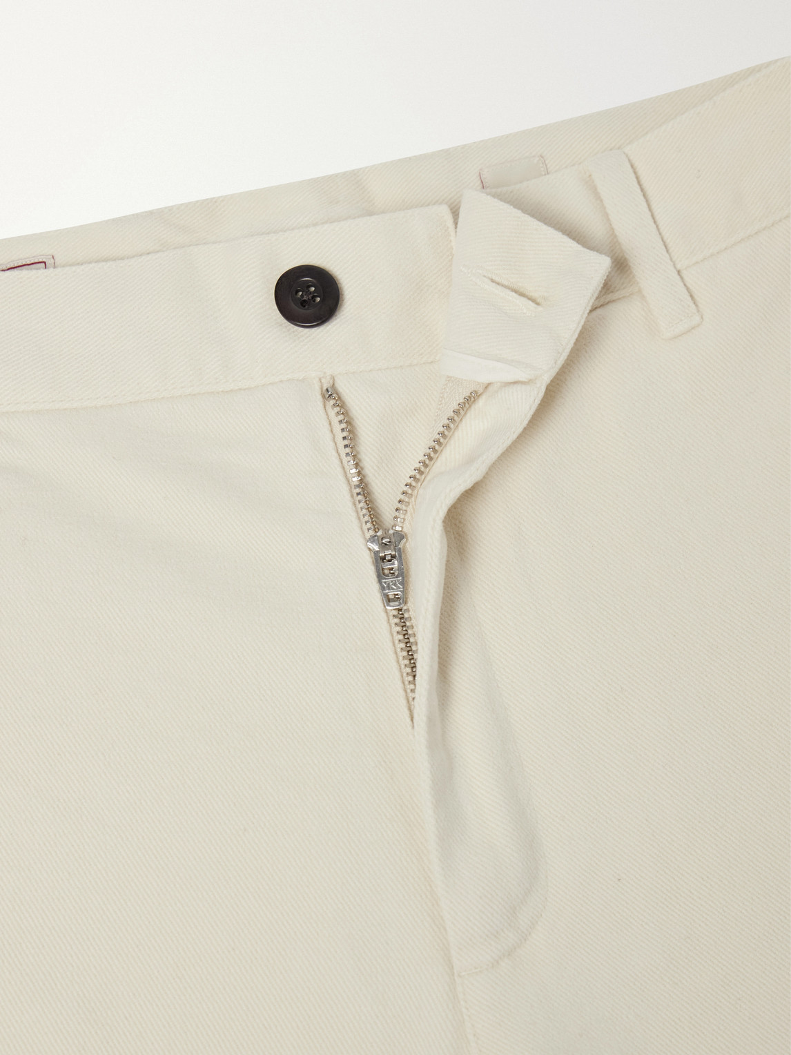 Labura Straight-Leg Cotton-Gabardine Trousers