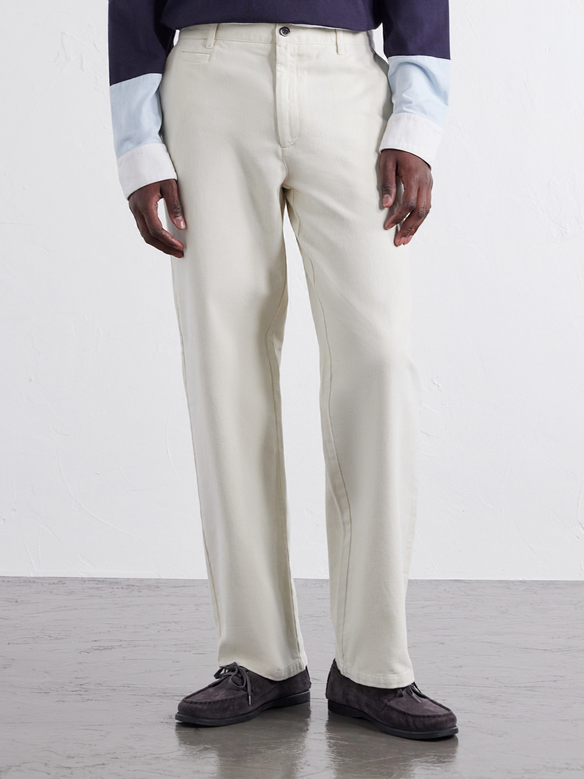 Labura Straight-Leg Cotton-Gabardine Trousers