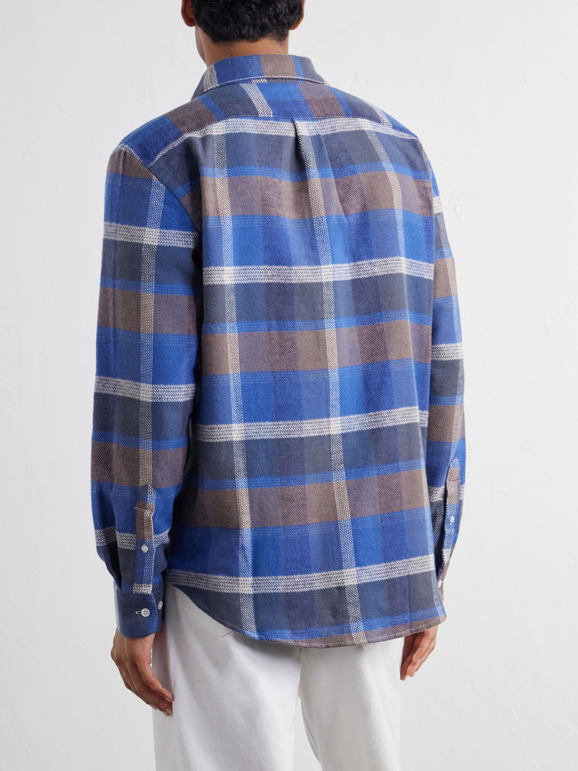 Alpino Checked Cotton-Flannel Shirt