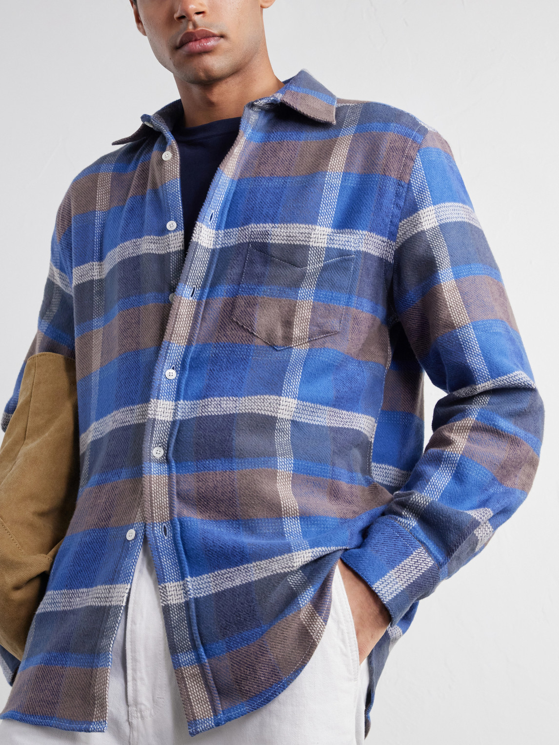 Alpino Checked Cotton-Flannel Shirt