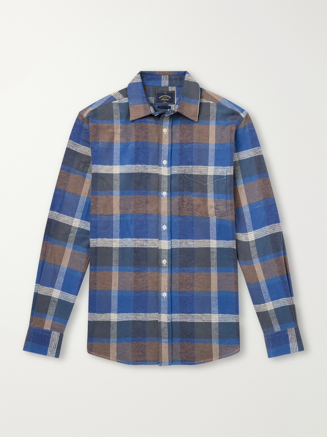 Alpino Checked Cotton-Flannel Shirt
