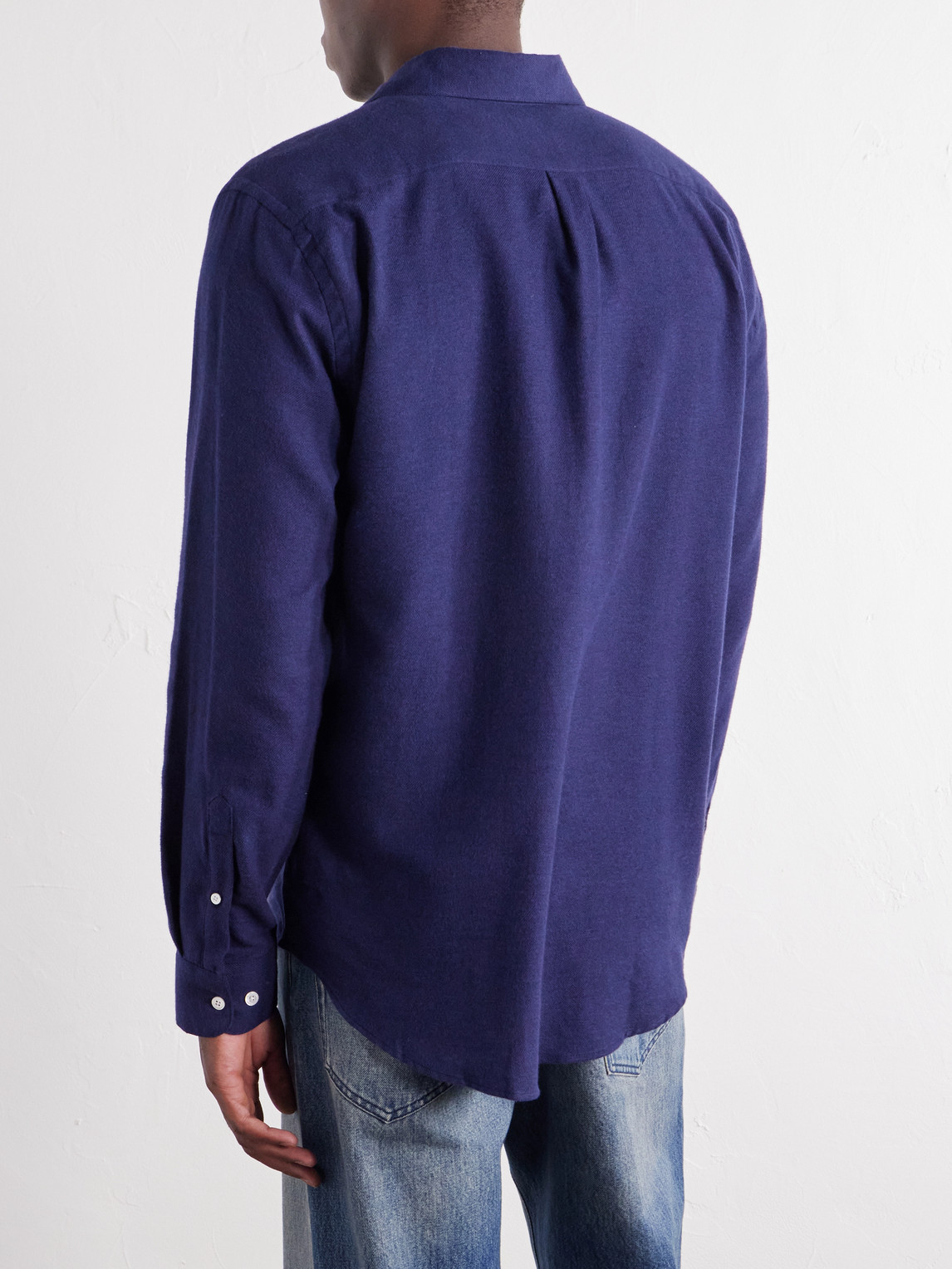 Teca Brushed Cotton-Twill Shirt