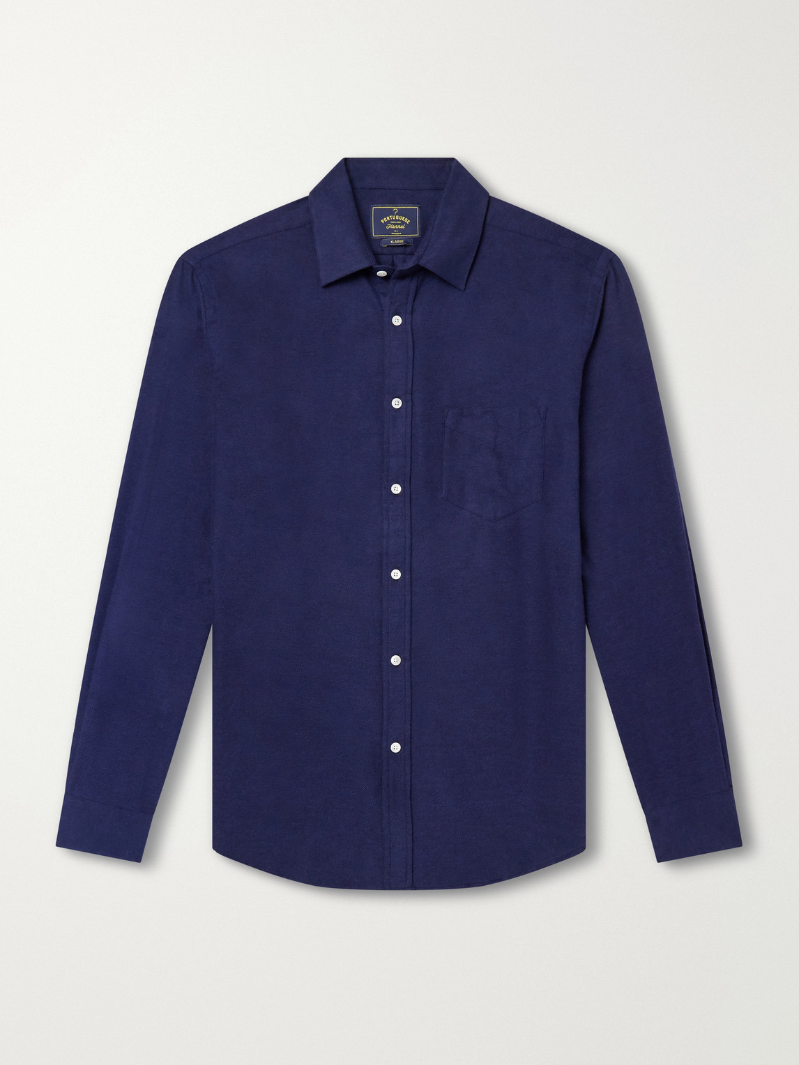 Teca Brushed Cotton-Twill Shirt