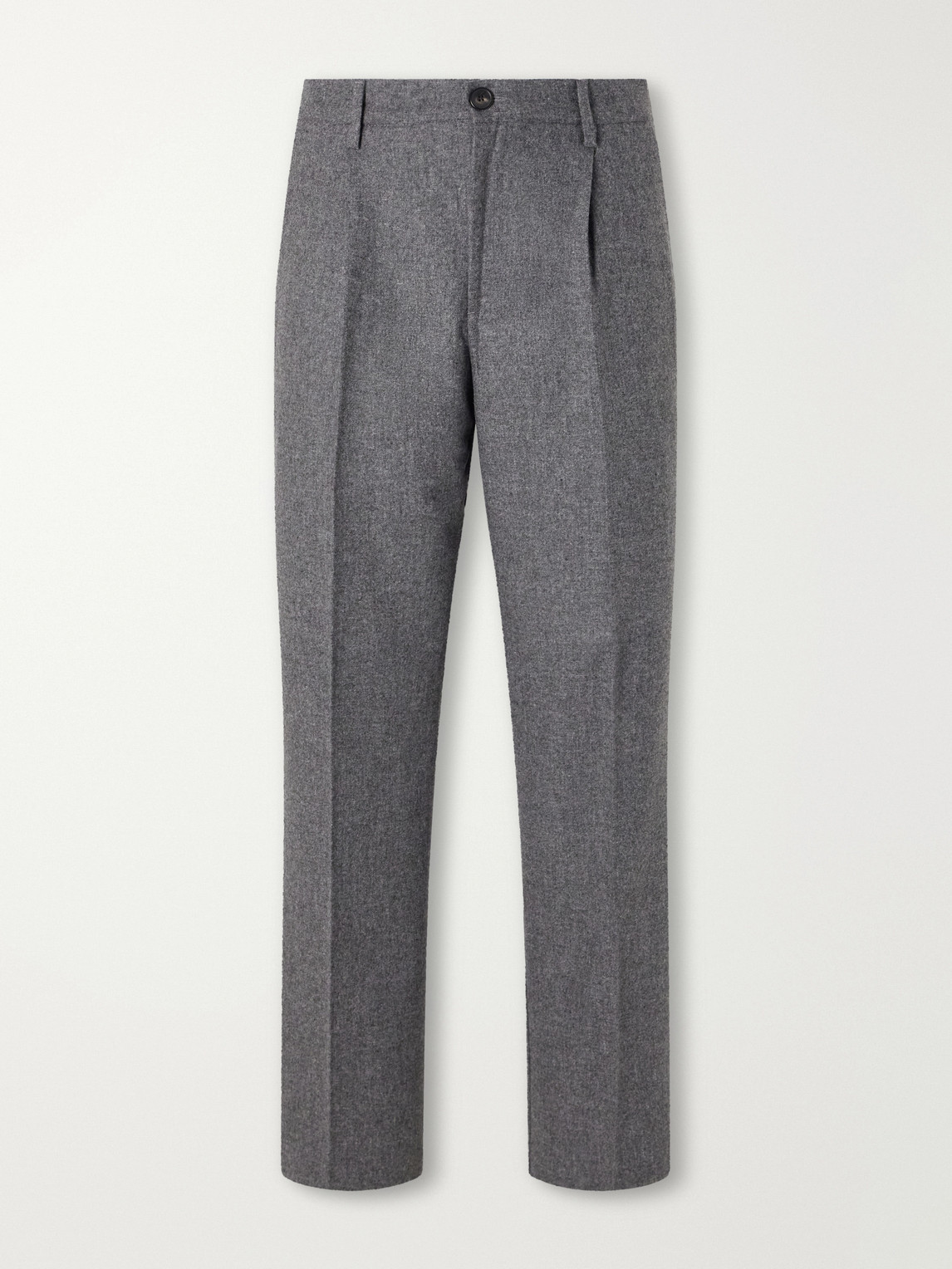 Terroir Straight-Leg Pleated Wool-Twill Trousers