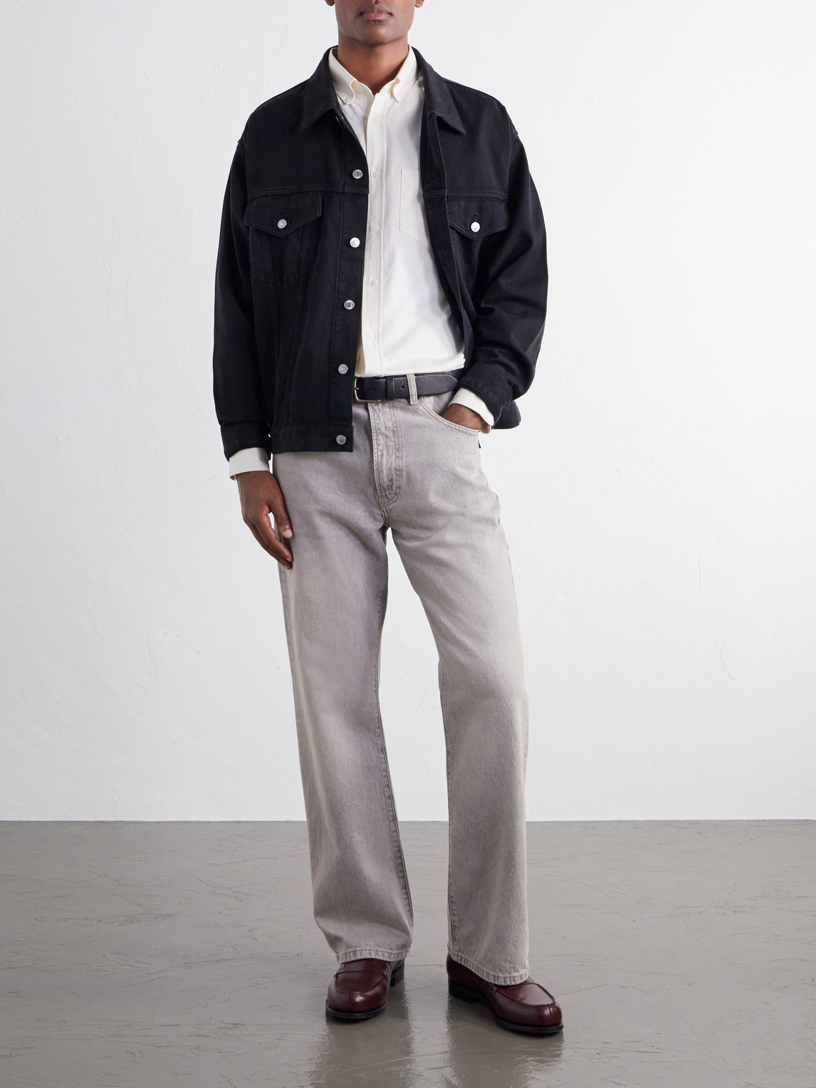 Montebelo Button-Down Collar Cotton-Poplin Shirt