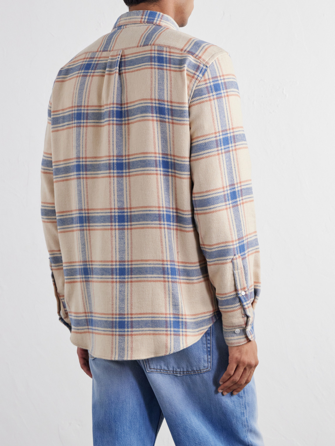Serena Checked Cotton-Flannel Shirt
