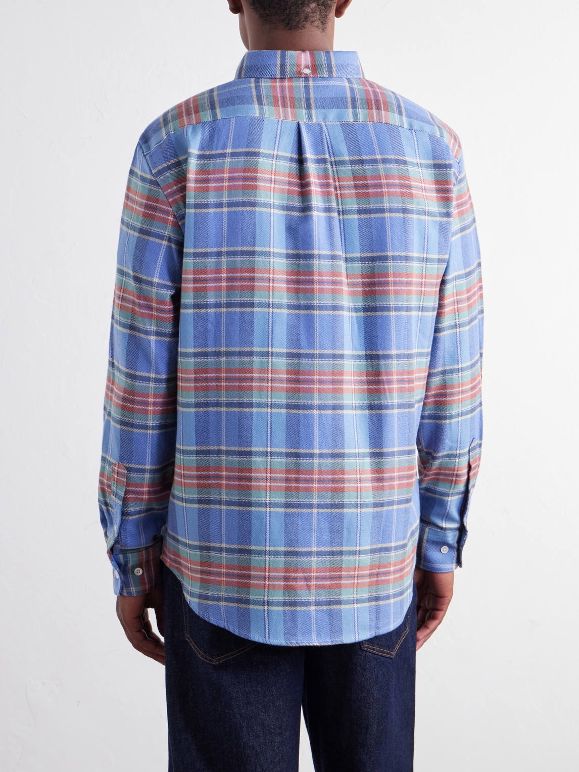 Lucia Checked Cotton-Flannel Shirt