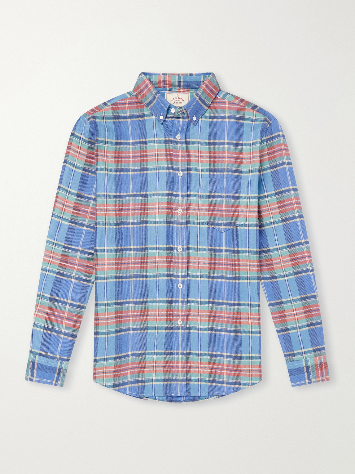 Lucia Checked Cotton-Flannel Shirt