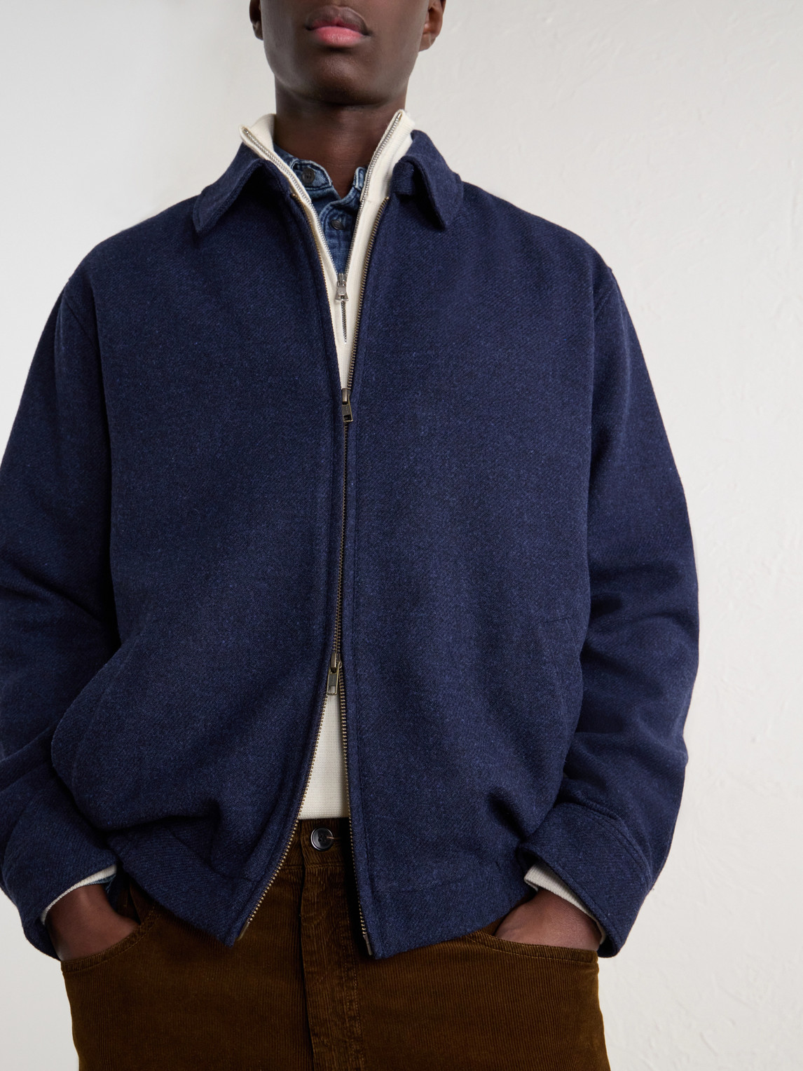 Aurelia Felted Wool Blouson Jacket