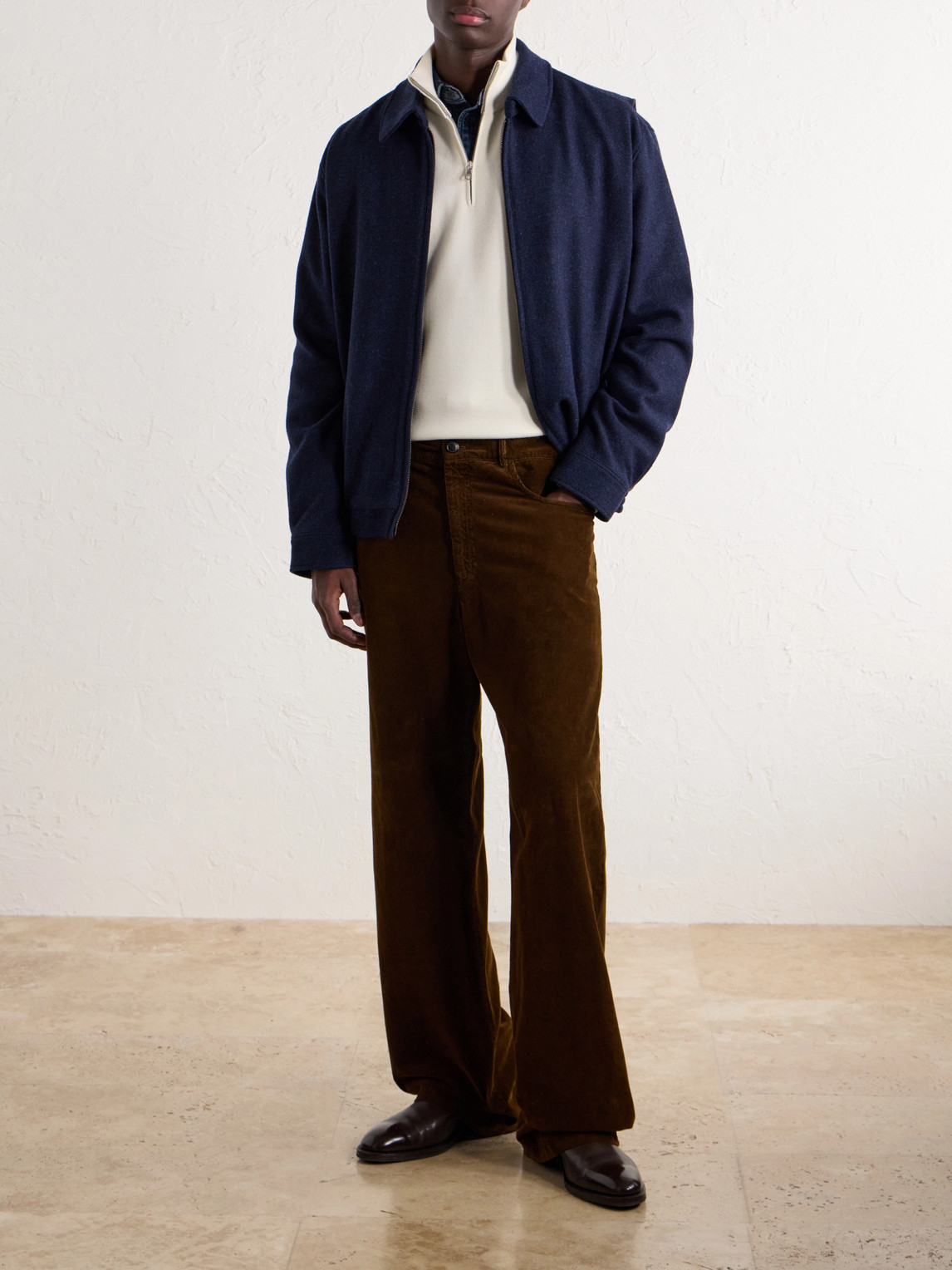 Aurelia Felted Wool Blouson Jacket