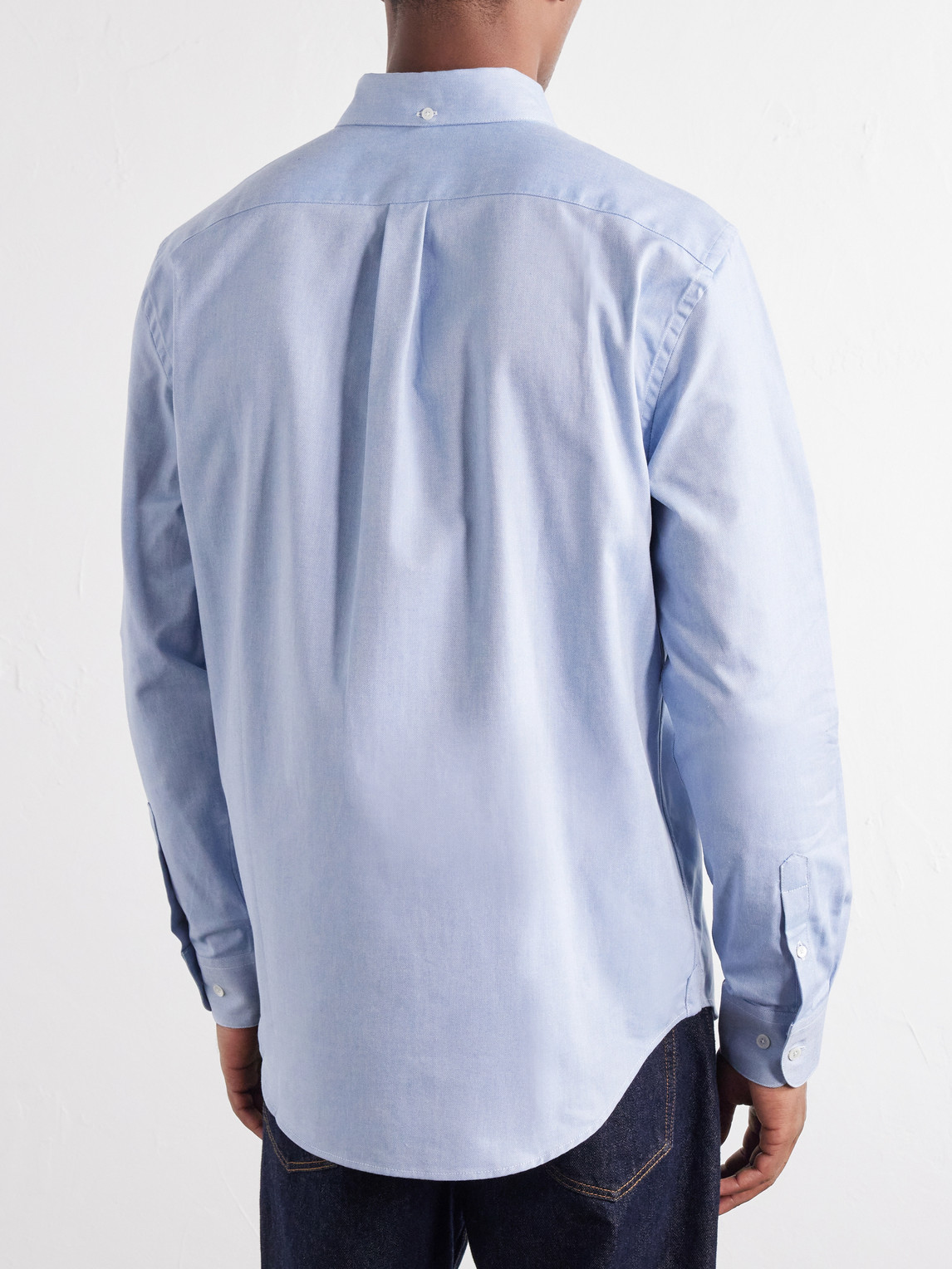 Montebelo Button-Down Collar Cotton-Poplin Shirt
