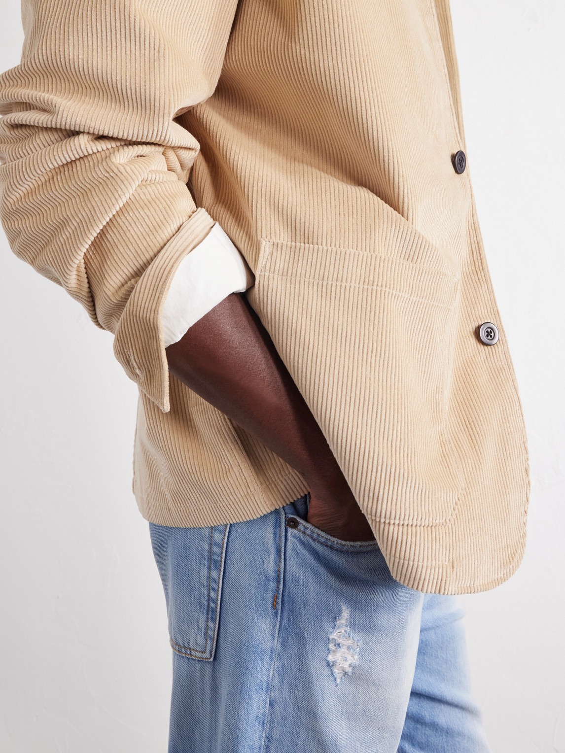 Labura Cotton-Corduroy Overshirt