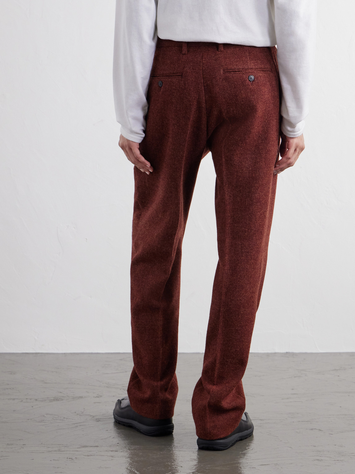 Terroir Straight-Leg Pleated Wool-Twill Trousers