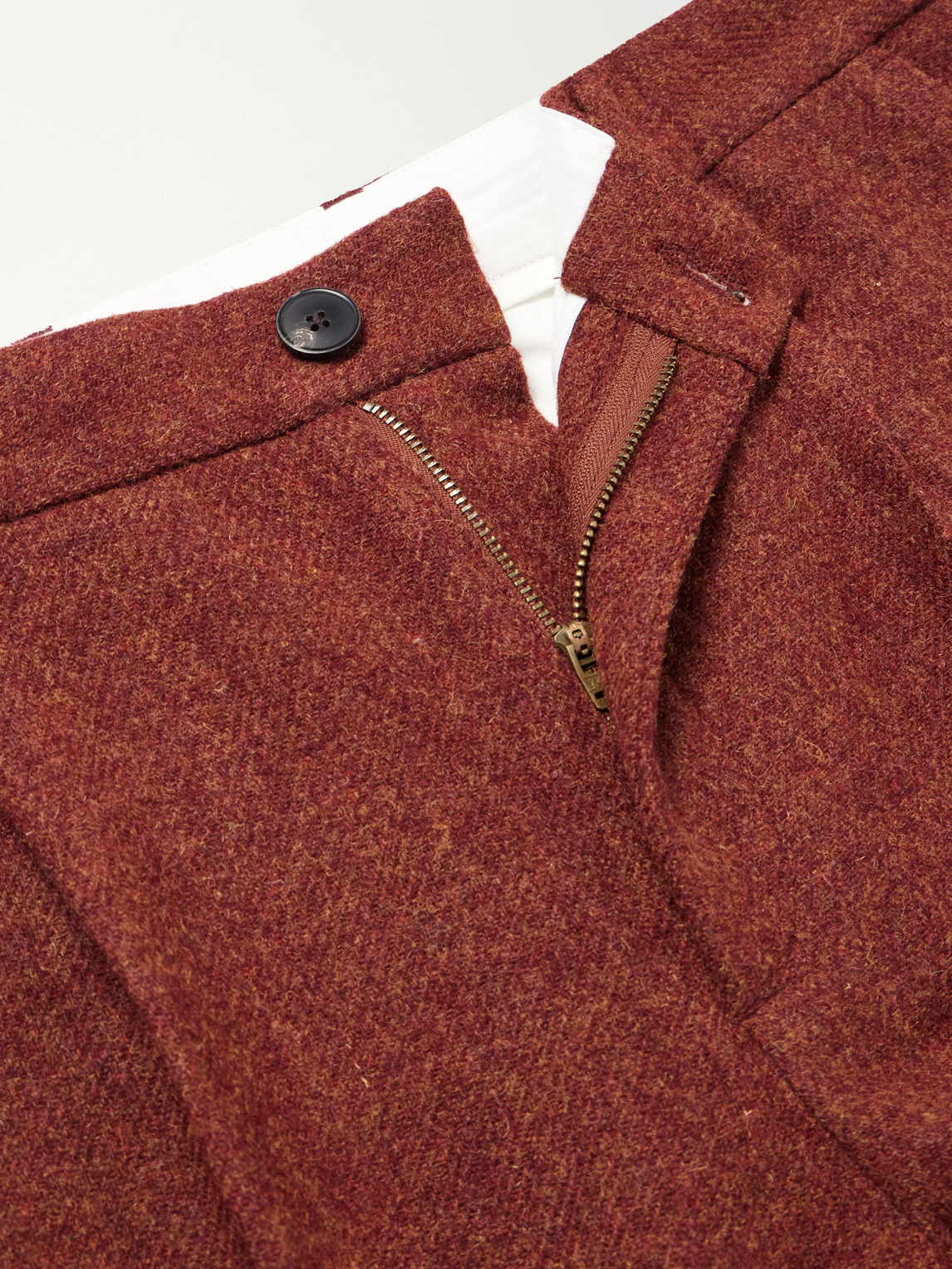 Terroir Straight-Leg Pleated Wool-Twill Trousers