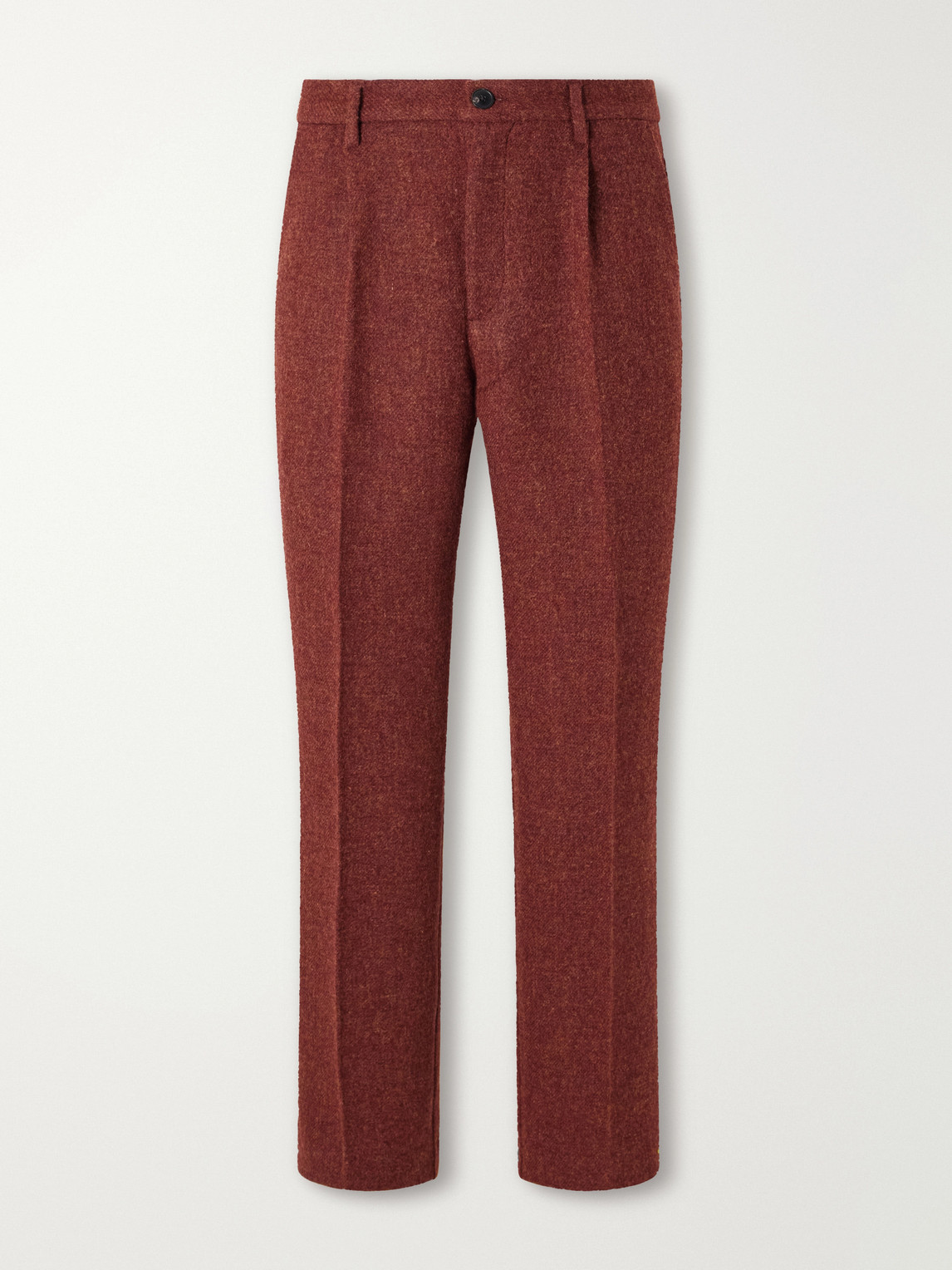 Terroir Straight-Leg Pleated Wool-Twill Trousers
