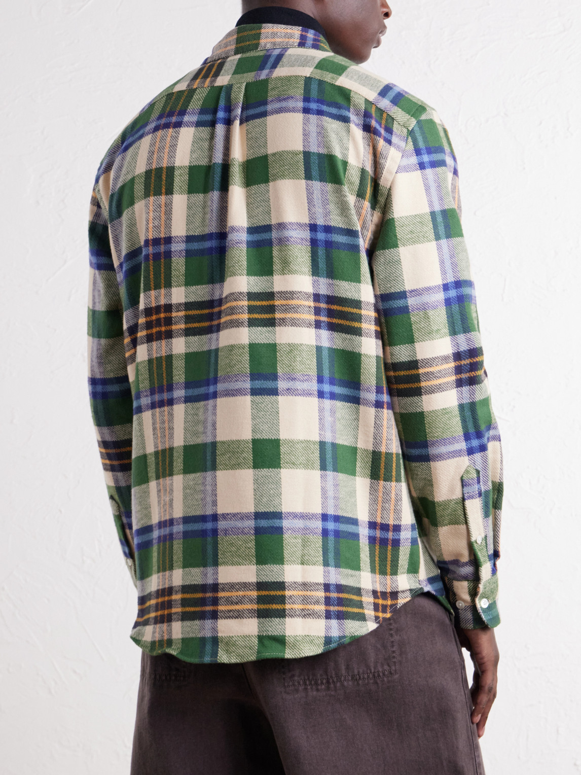 Harbor Checked Cotton-Twill Shirt