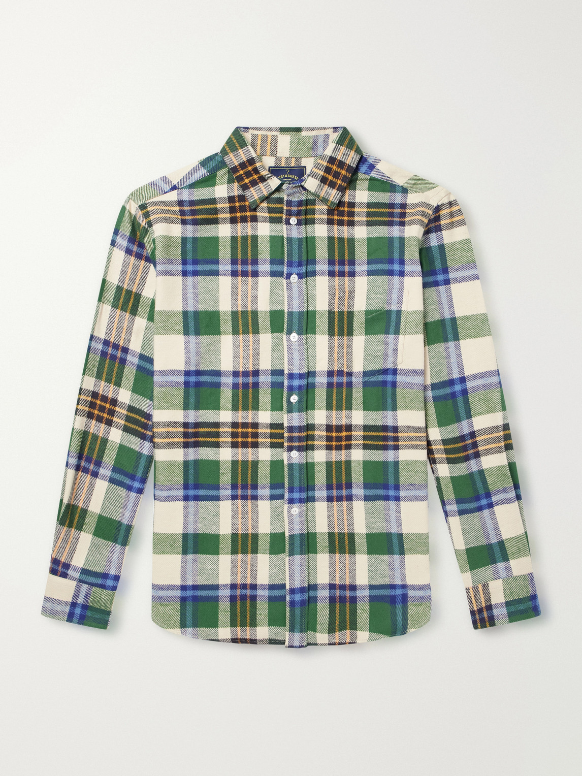 Harbor Checked Cotton-Twill Shirt