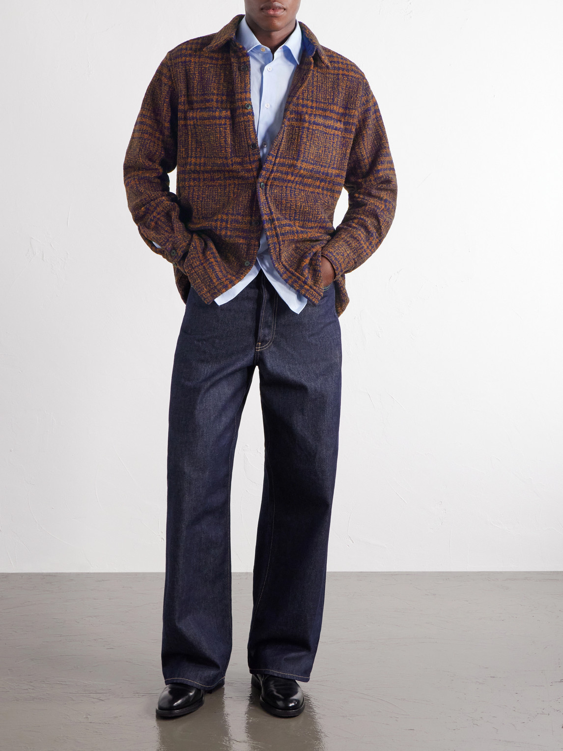 Polaris Checked Tweed Overshirt