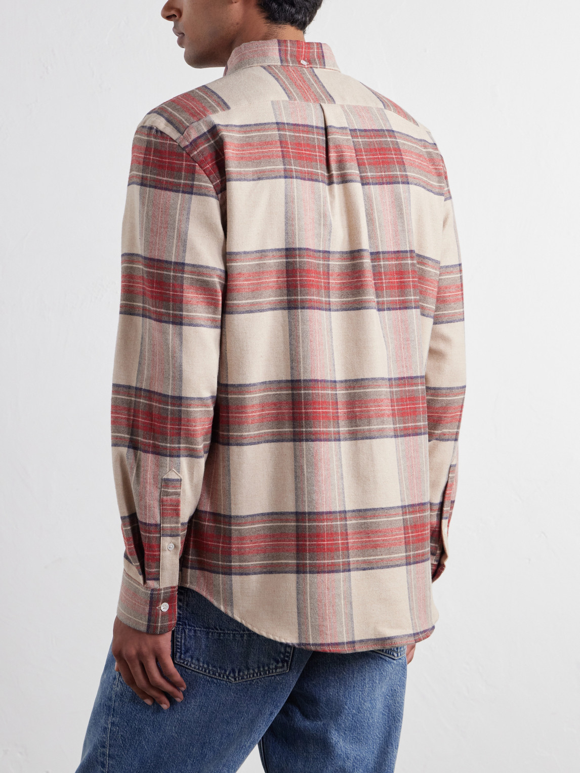 Sabela Checked Cotton-Flannel Shirt