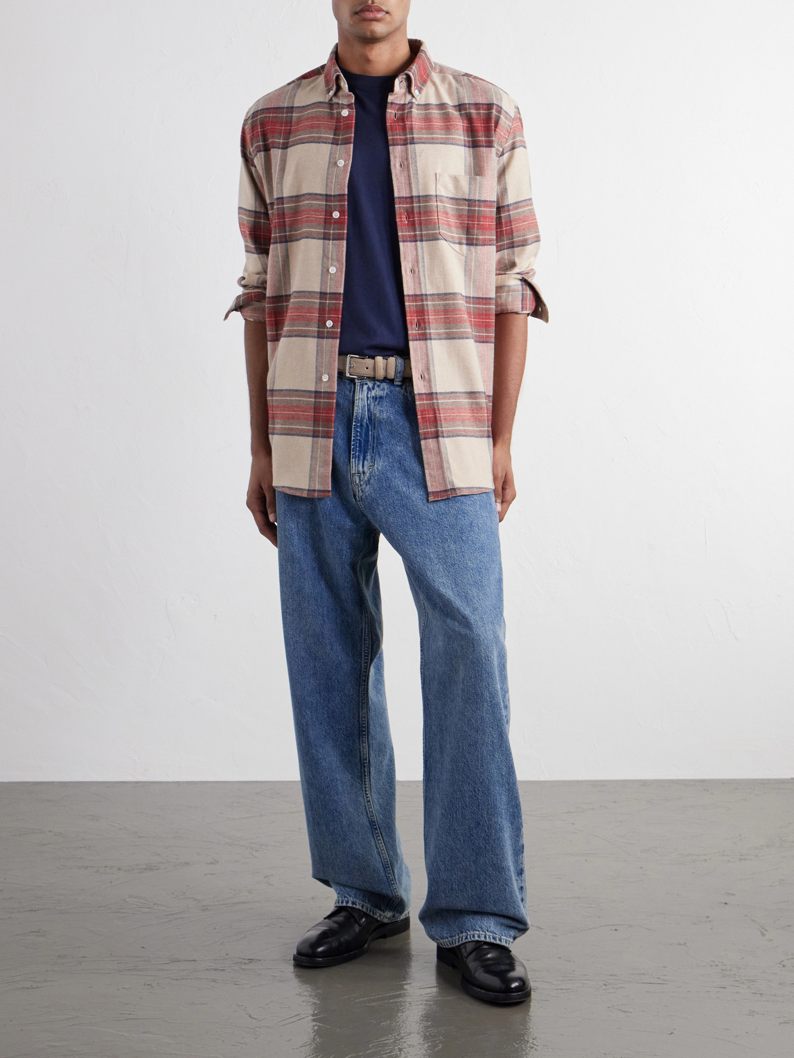 Sabela Checked Cotton-Flannel Shirt