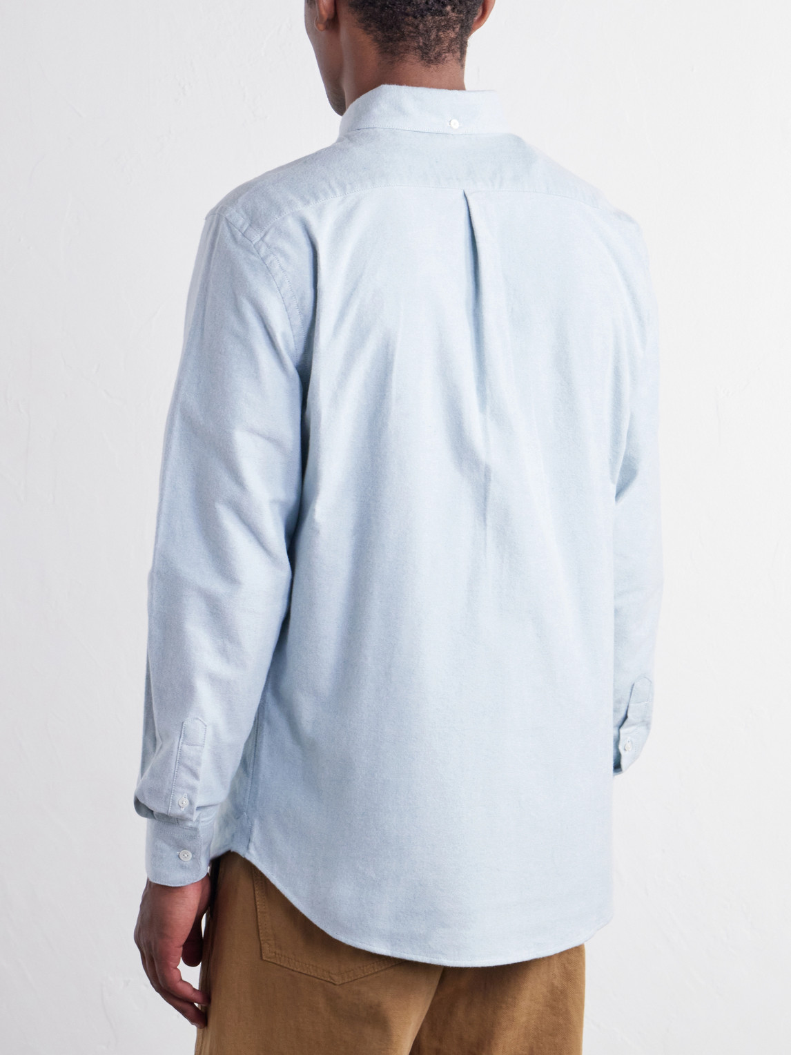 Button-Down Brushed-Cotton Oxford Shirt