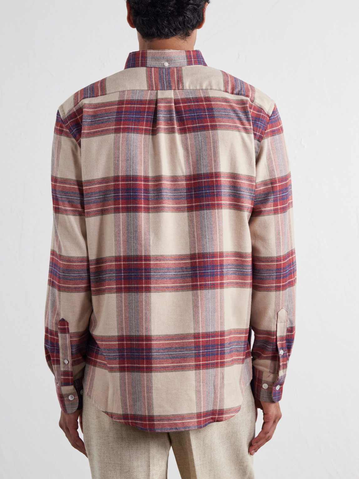 Sabela Checked Cotton-Flannel Shirt
