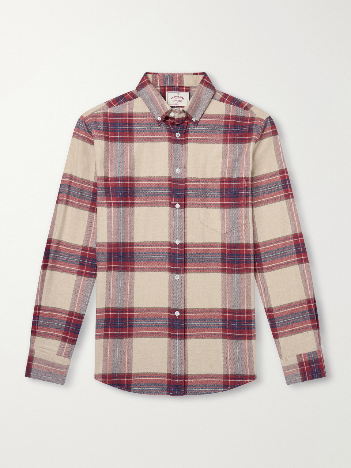 Sabela Checked Cotton-Flannel Shirt
