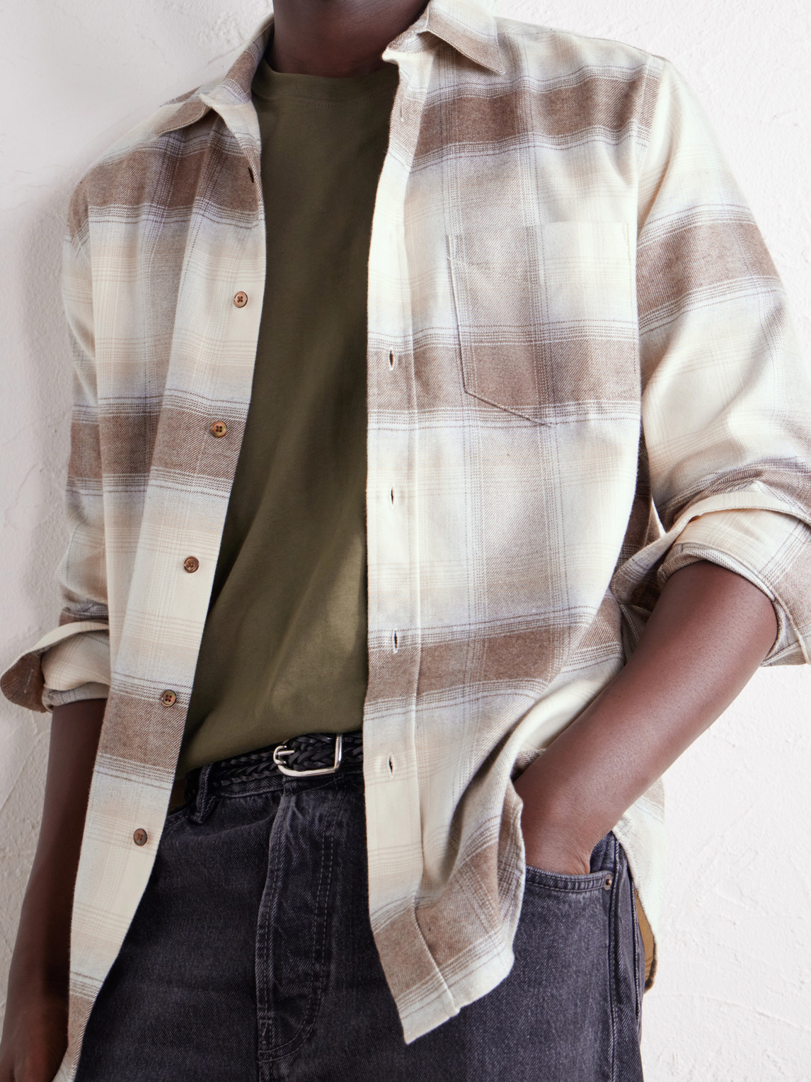 Pantine Checked Cotton-Flannel Shirt