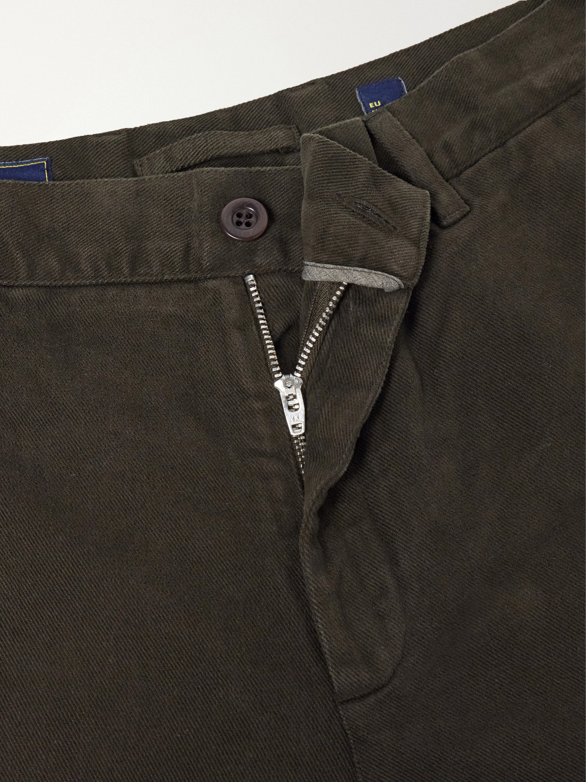 Labura Straight-Leg Cotton-Gabardine Trousers