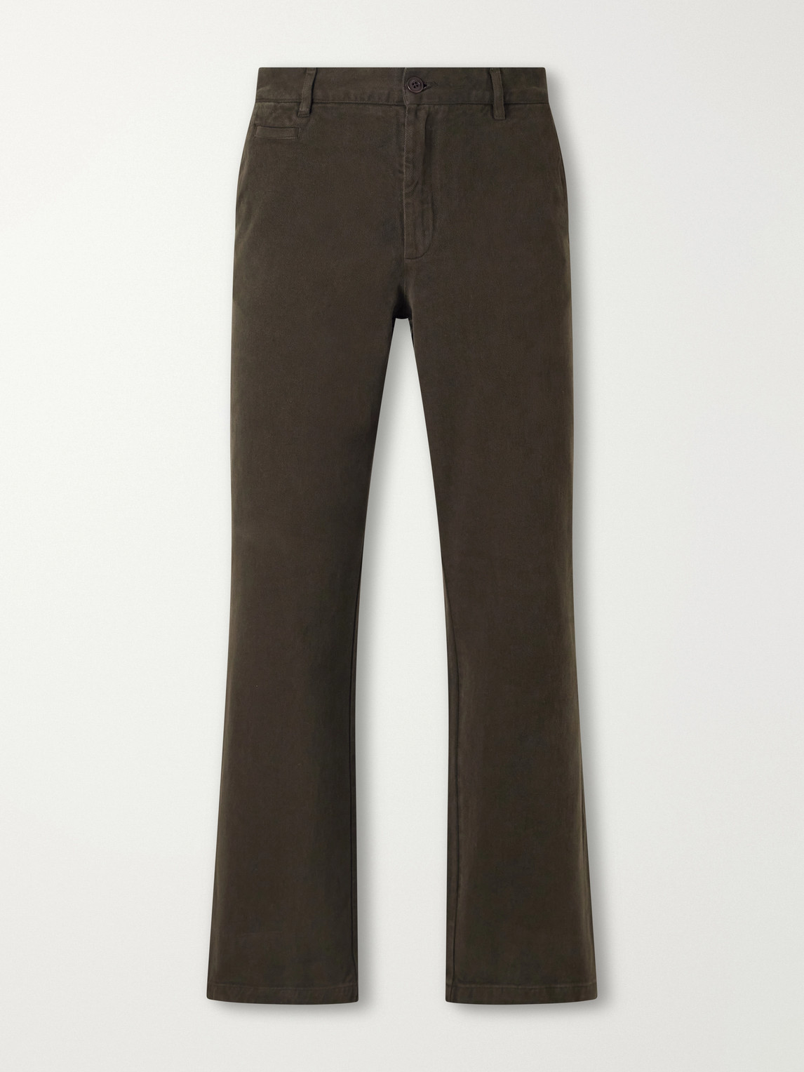 Labura Straight-Leg Cotton-Gabardine Trousers