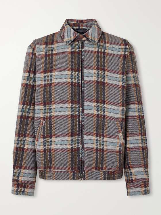 Portugueseflannel Aurelia Felted Wool-Twill Blouson Jacket