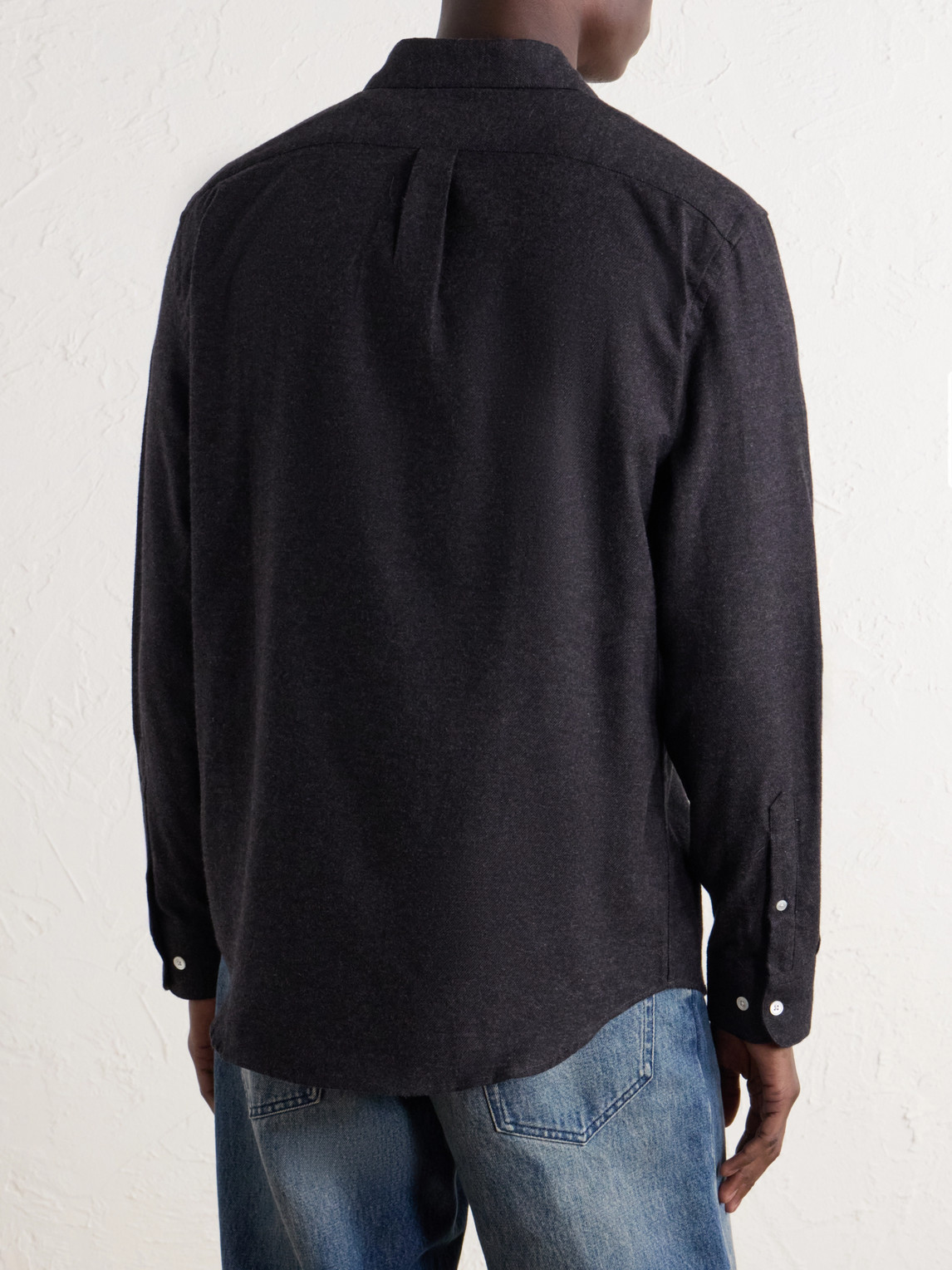 Teca Brushed Cotton-Twill Shirt