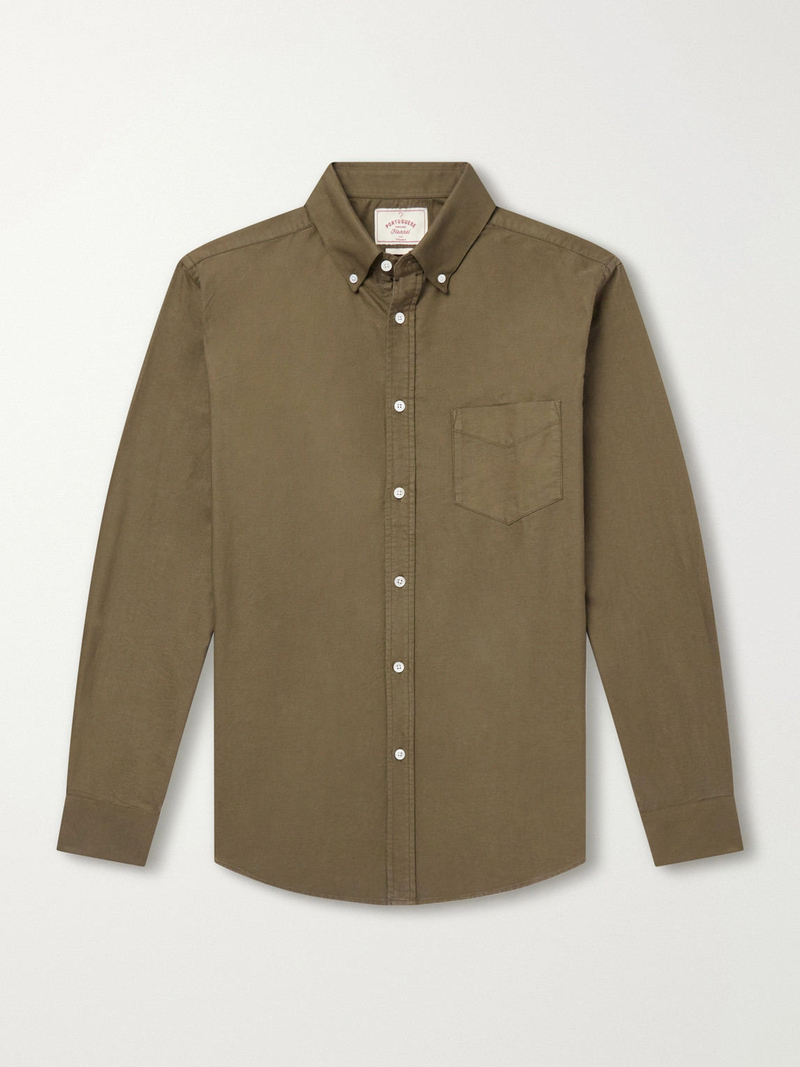 Belavista Button-Down Collar Cotton Shirt