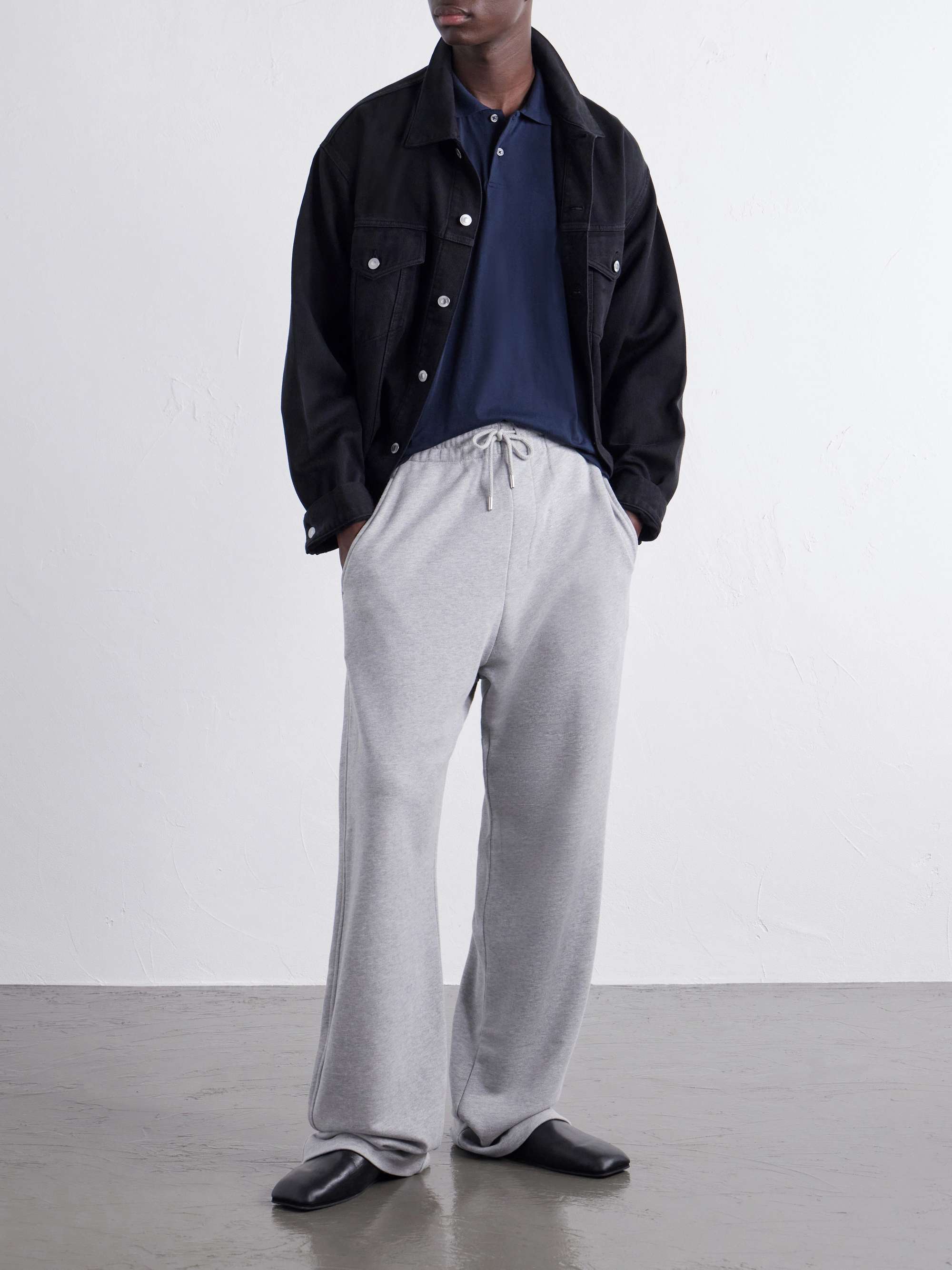 JAMES PERSE Cotton-Jersey Polo Shirt