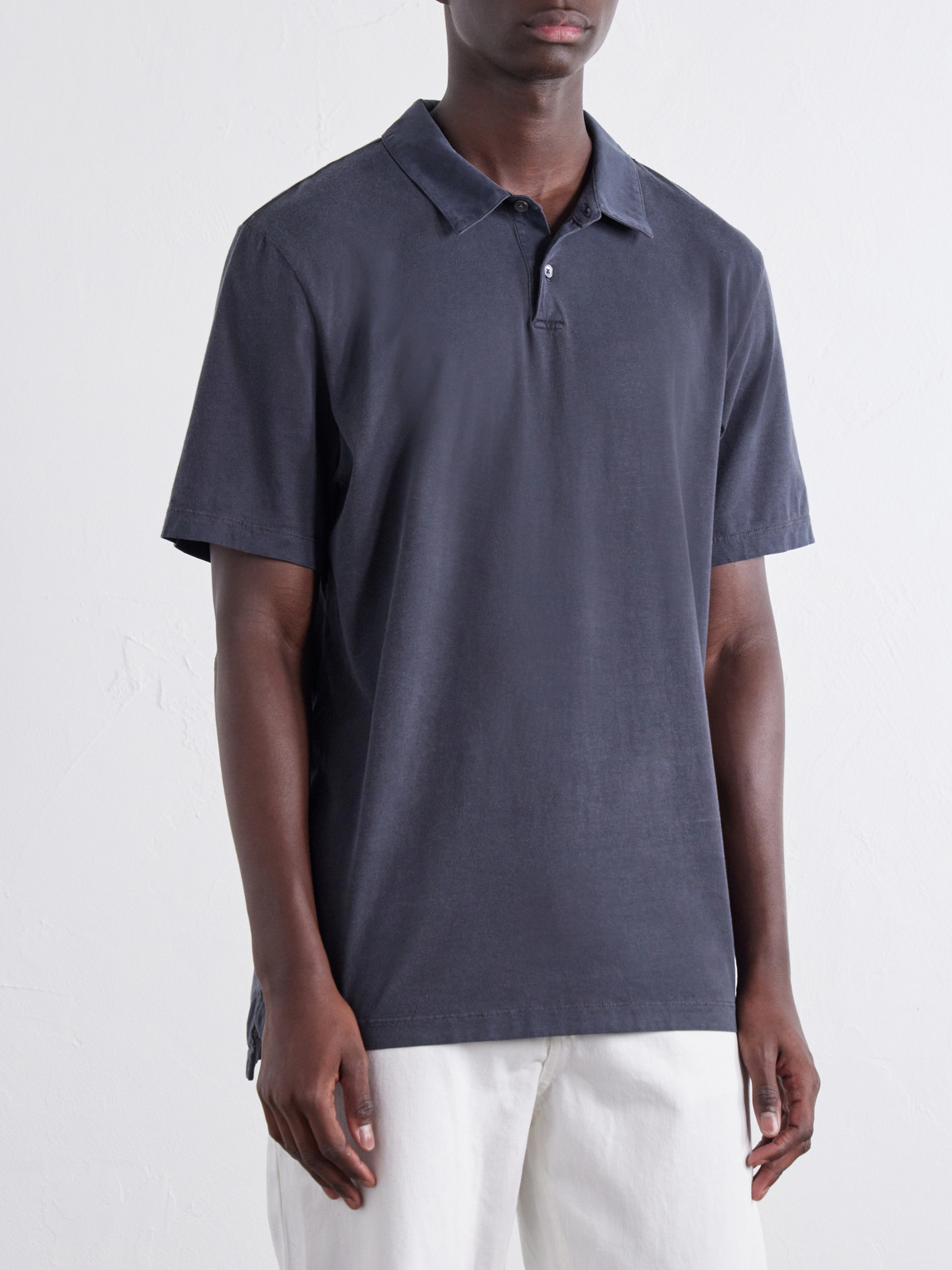 Slim-Fit Supima Cotton-Jersey Polo Shirt