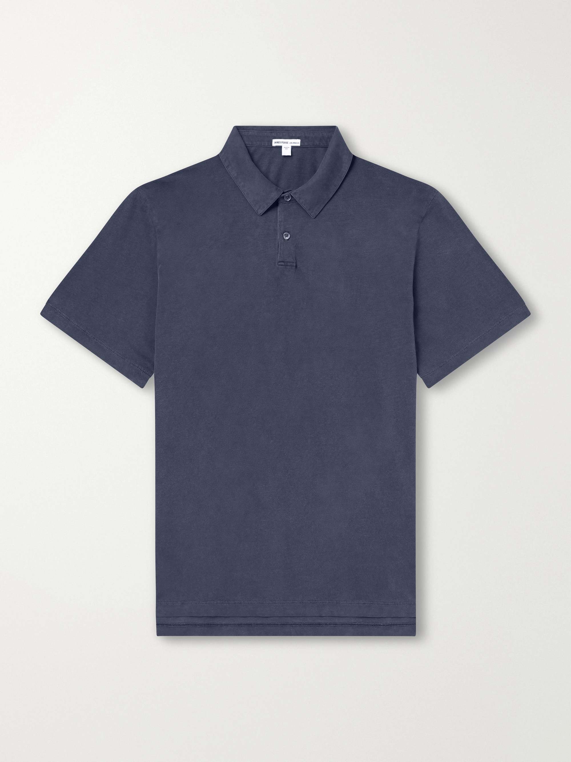 JAMES PERSE Supima Cotton-Jersey Polo Shirt