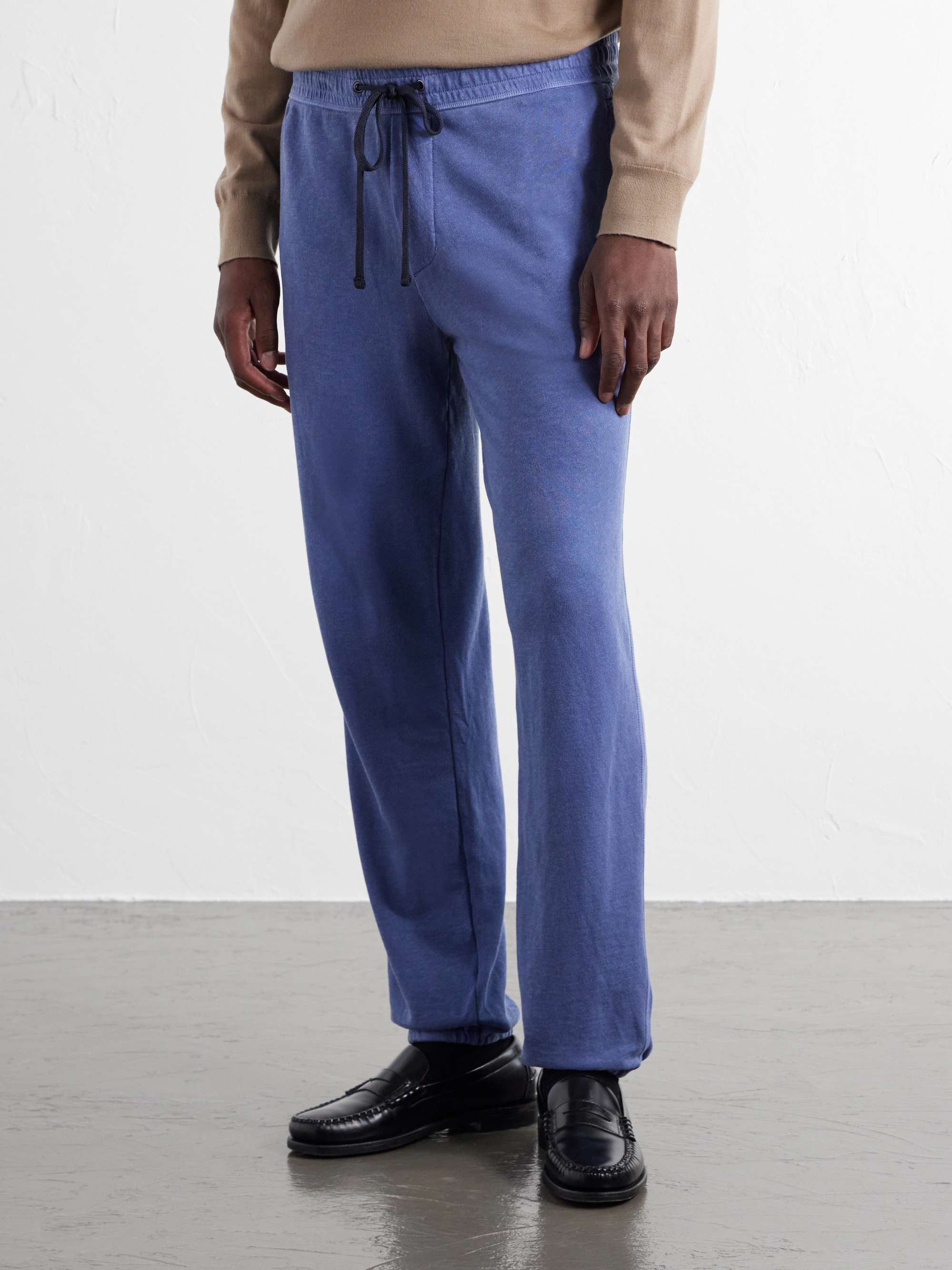 JAMES PERSE Tapered Supima Cotton-Jersey Sweatpants