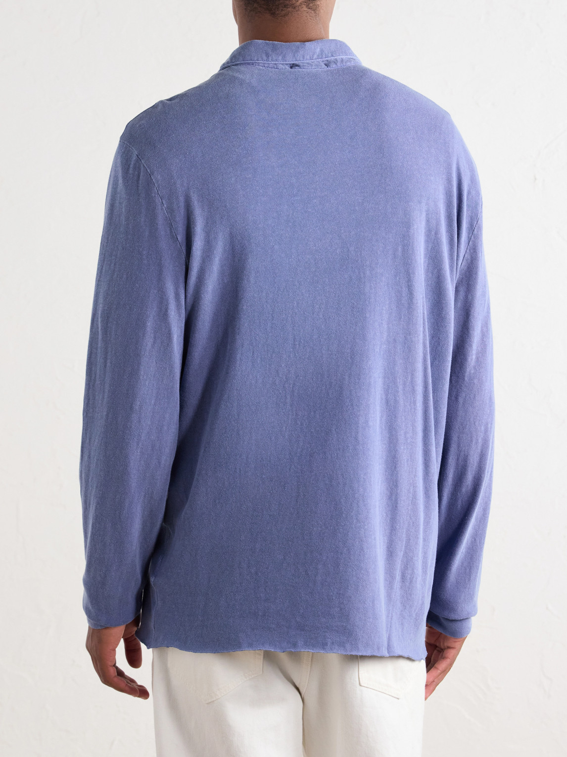 Cotton-Twill Polo Shirt