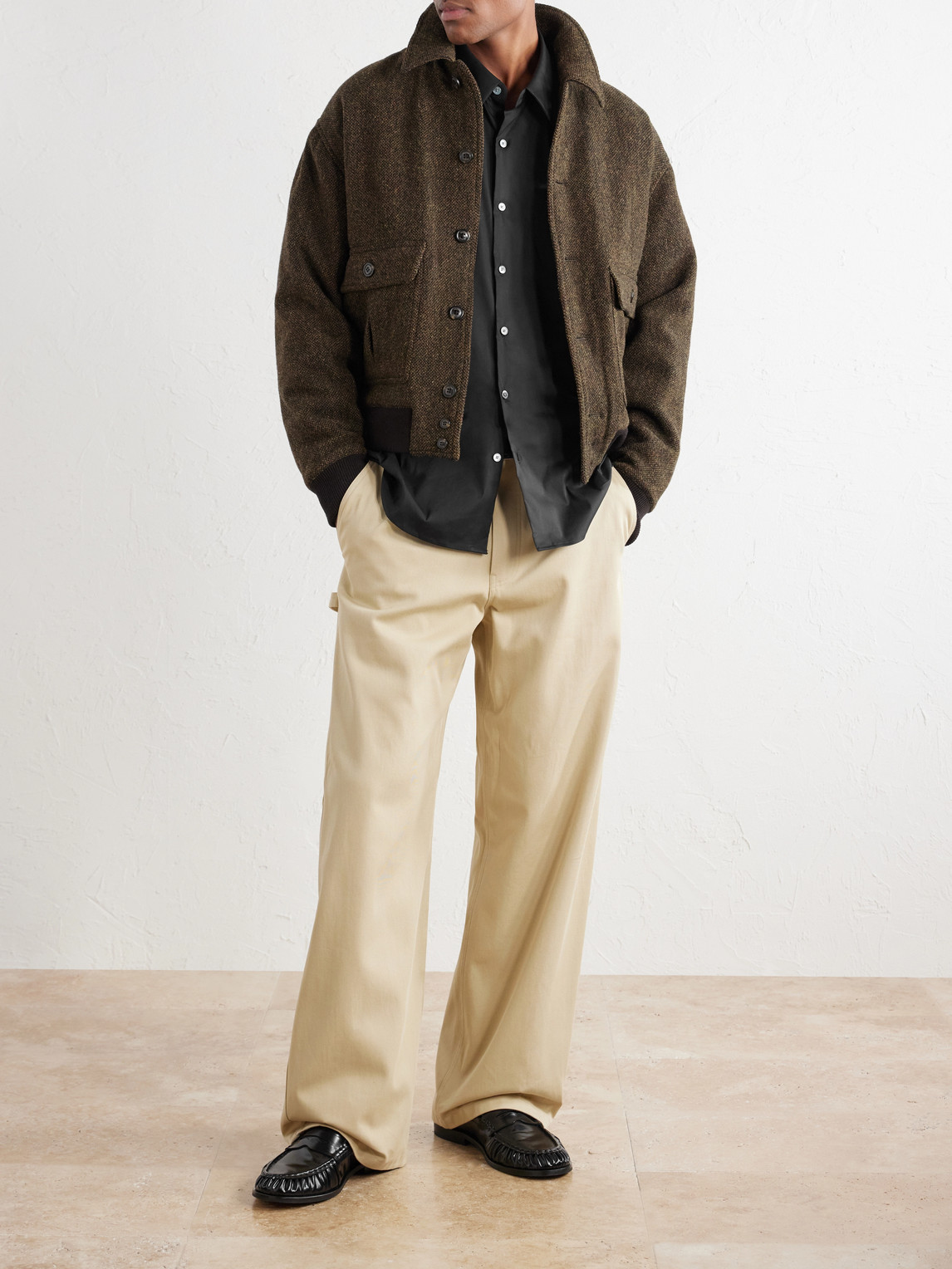 Stretch Cotton-Blend Poplin Shirt