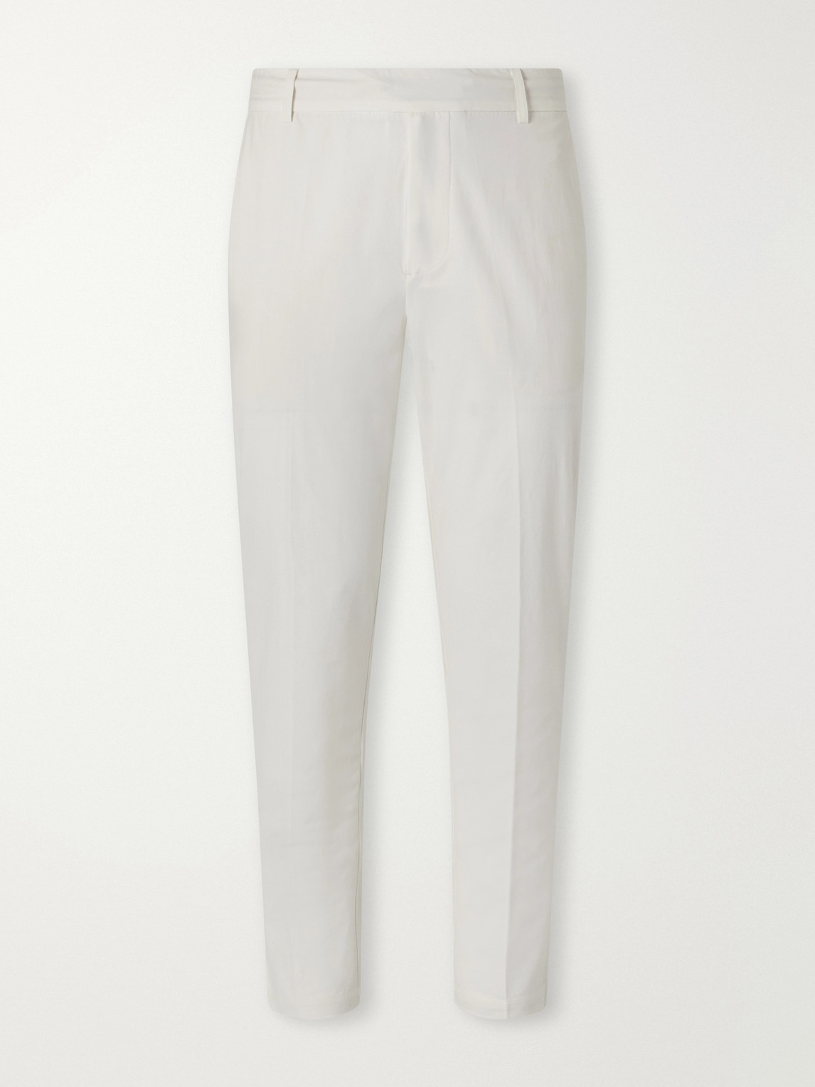 Stretch Cotton-Blend Trousers Slim-Fit