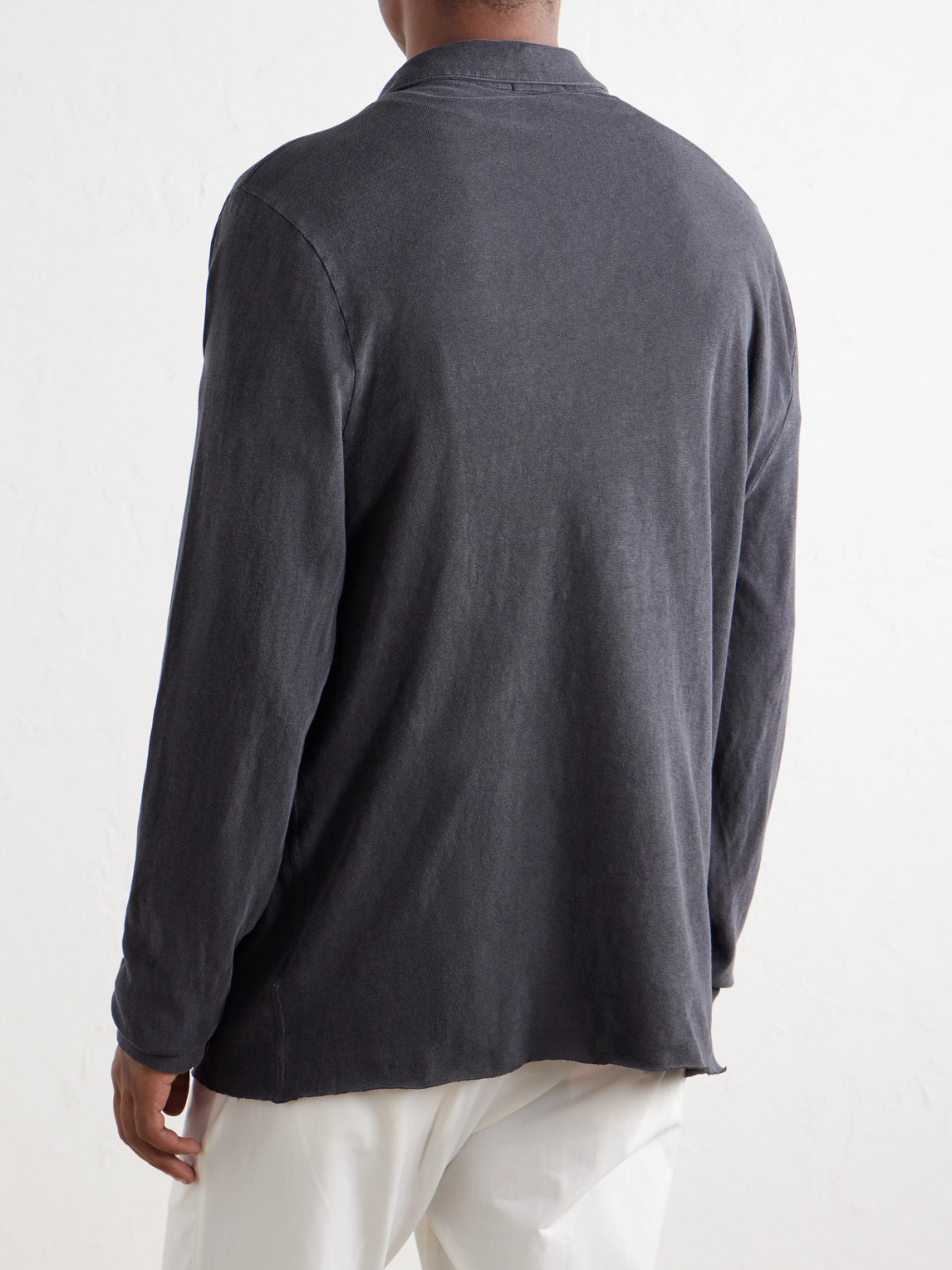 Cotton-Twill Polo Shirt
