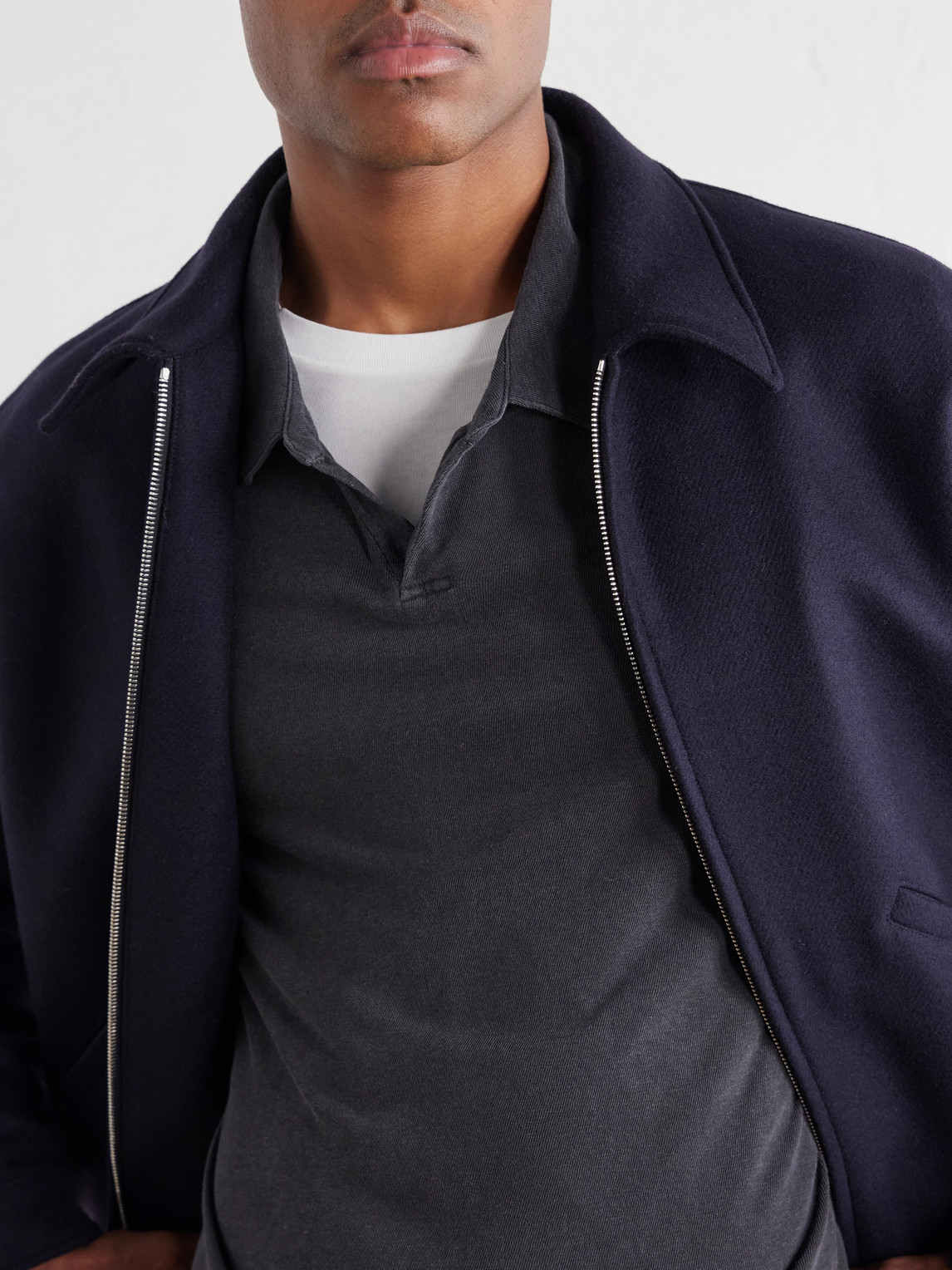 Cotton-Twill Polo Shirt