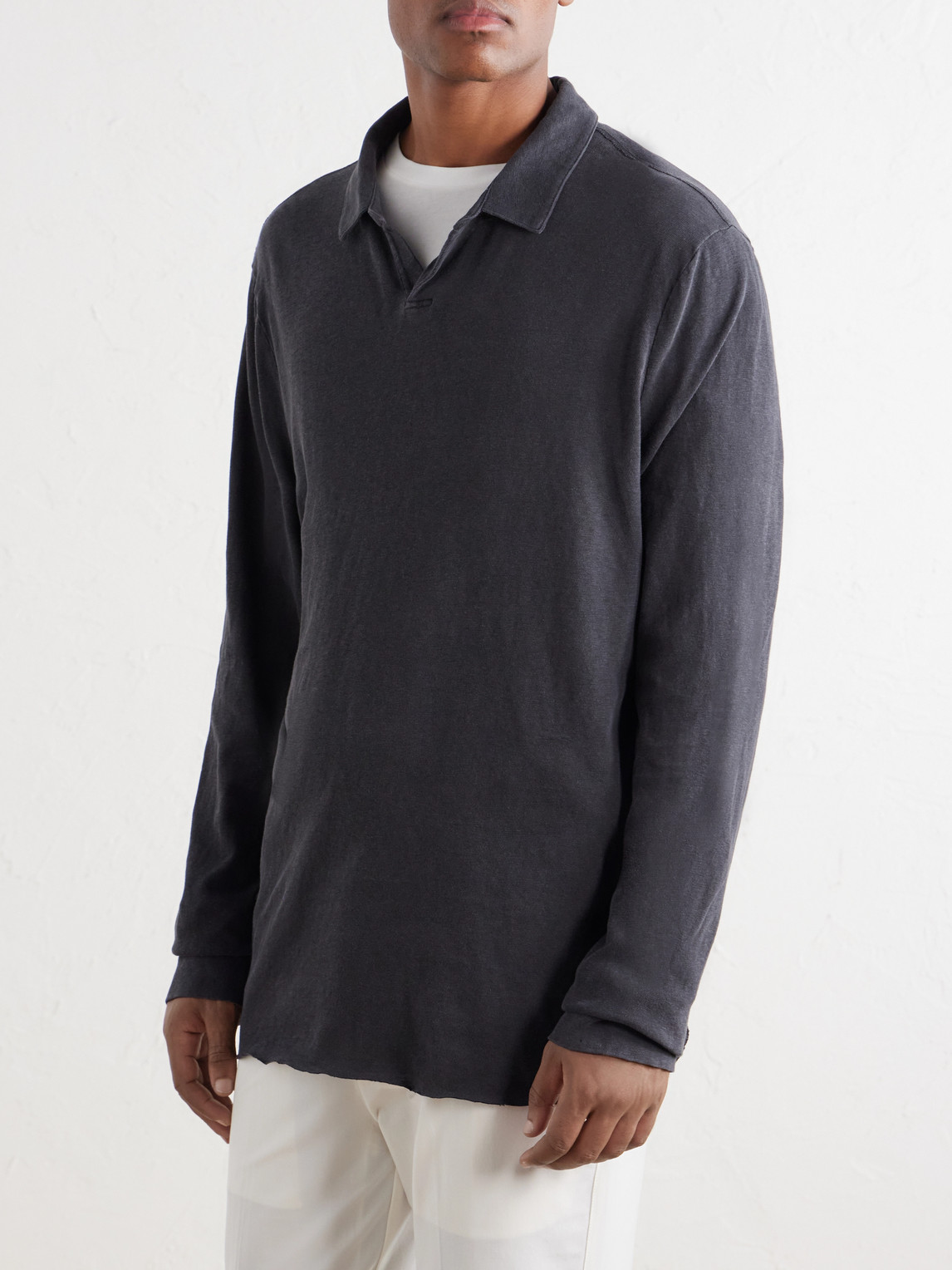 Cotton-Twill Polo Shirt