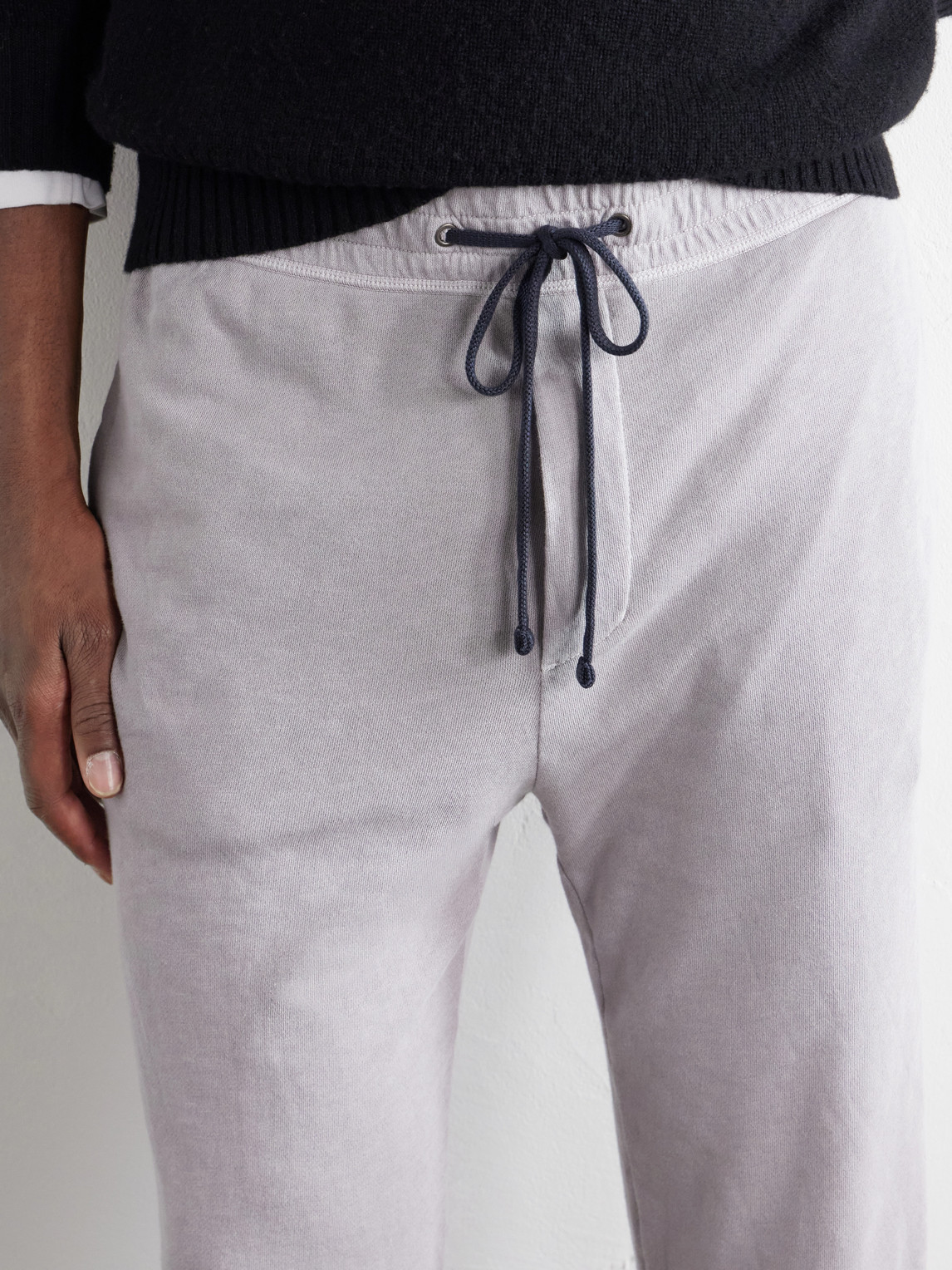 Straight-Leg Supima Cotton-Jersey Sweatpants