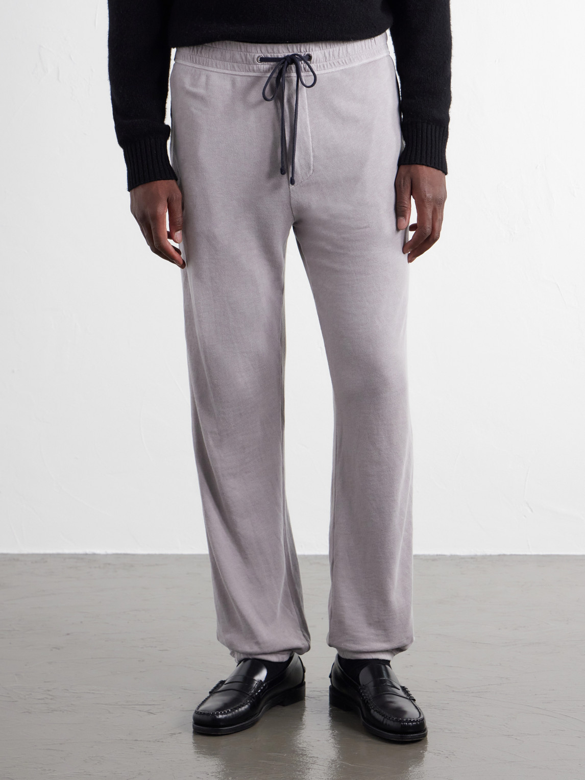 Straight-Leg Supima Cotton-Jersey Sweatpants