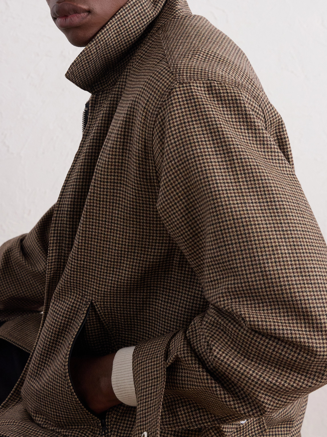 Dekalb Houndstooth Wool-Twill Jacket
