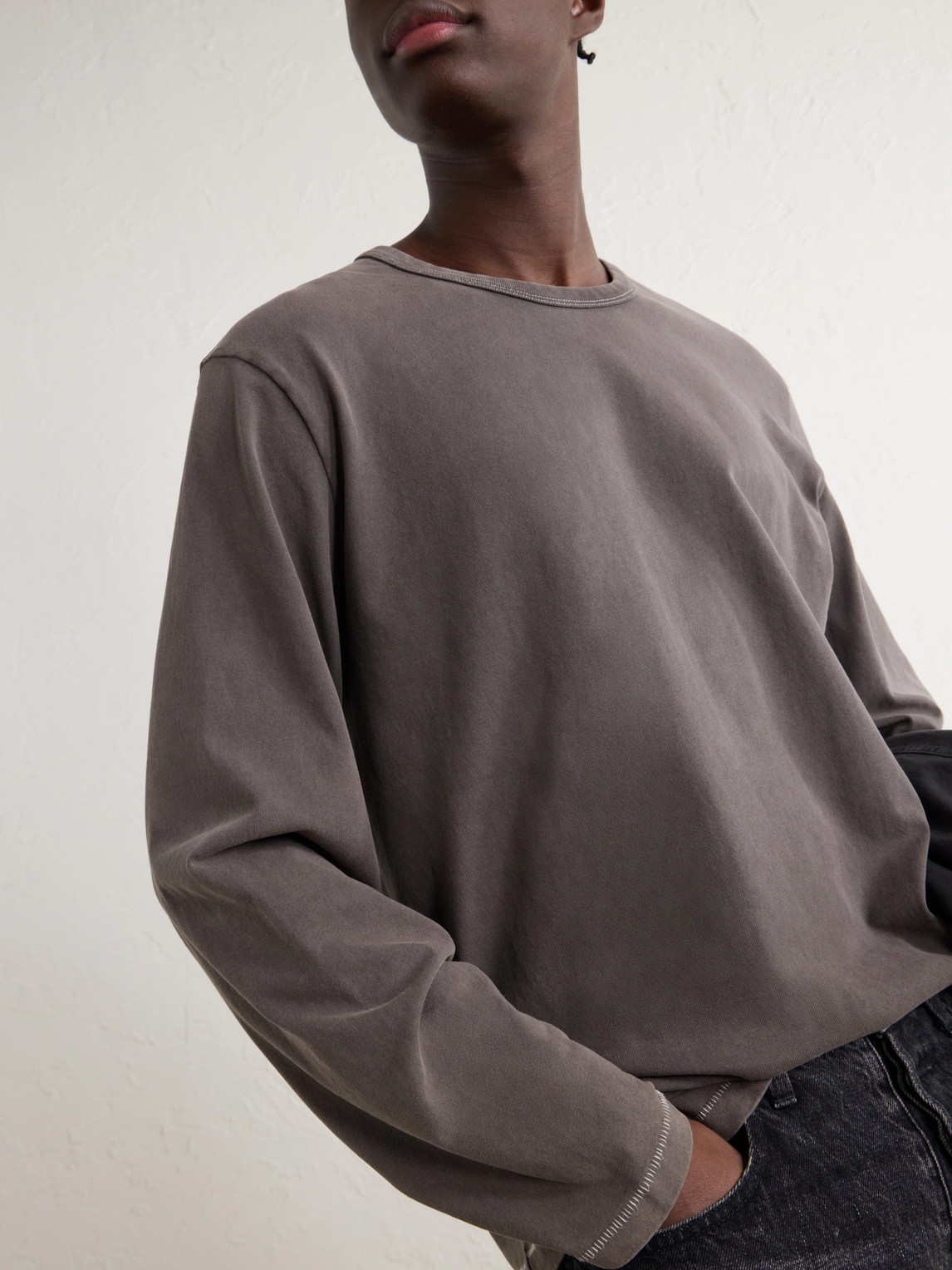 Garment-Dyed Cotton-Jersey T-Shirt